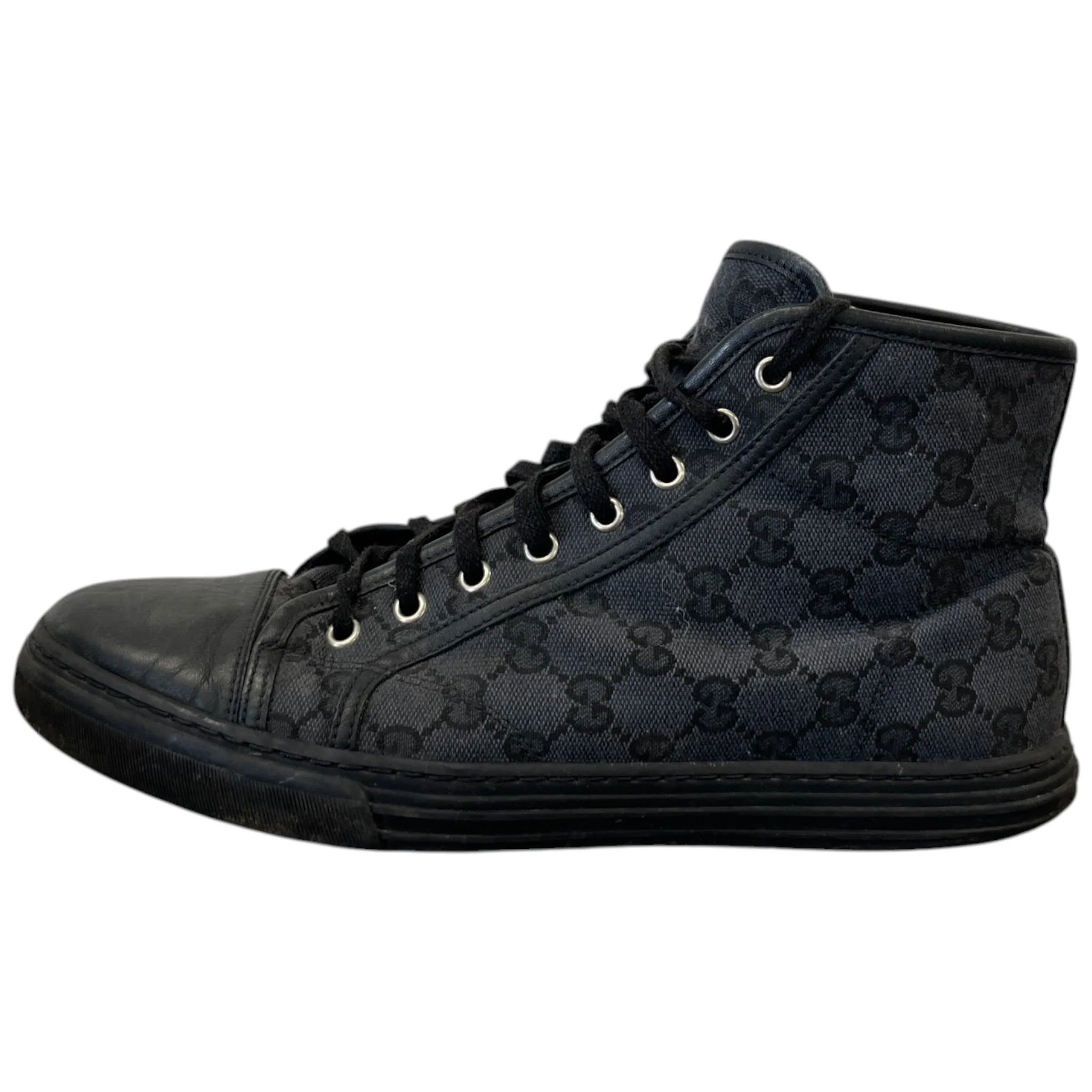 Men's Gg Supreme High Trainers Black Size EU 42 / UK 8 - Image 5