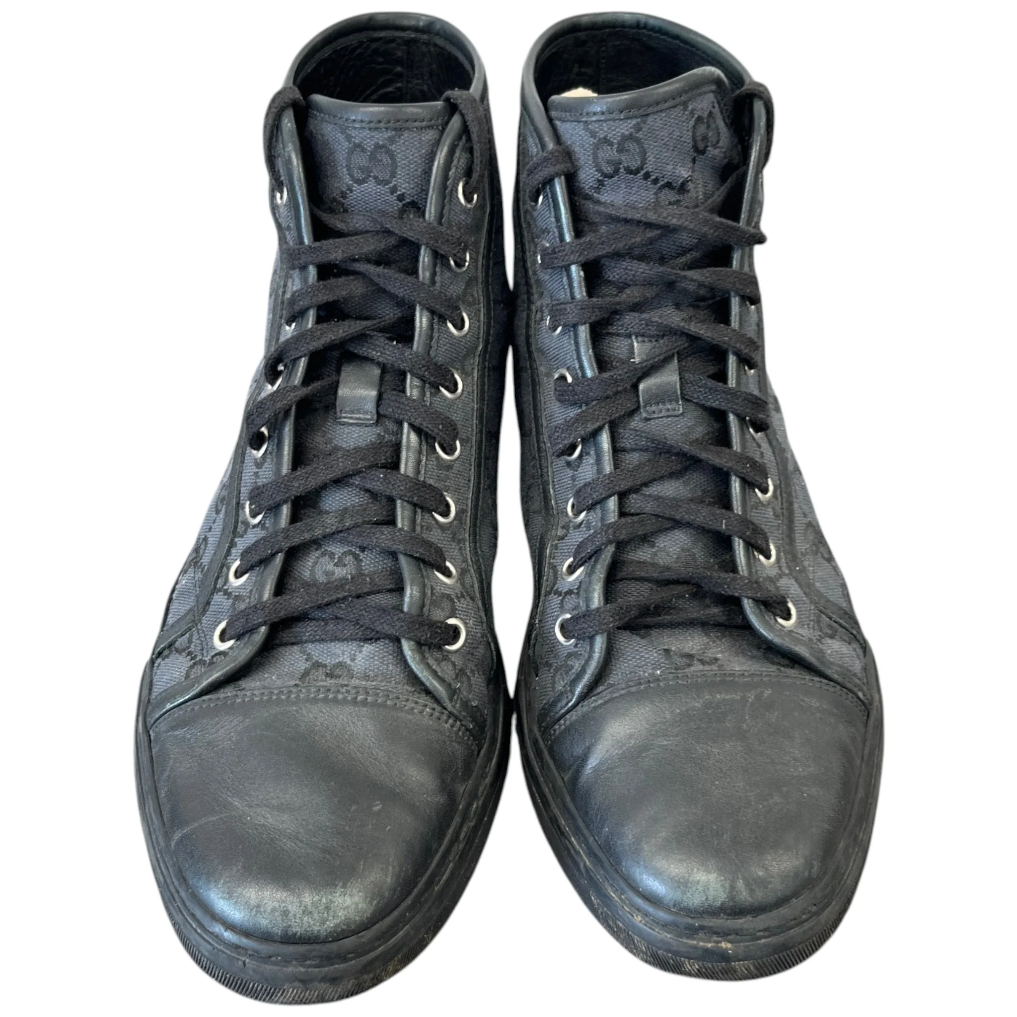 Men's Gg Supreme High Trainers Black Size EU 42 / UK 8 - Image 6