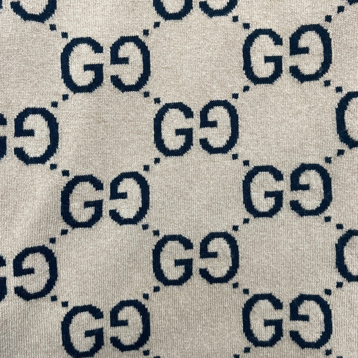 Men's Gg Supreme Jumper Beige Size L - Image 7