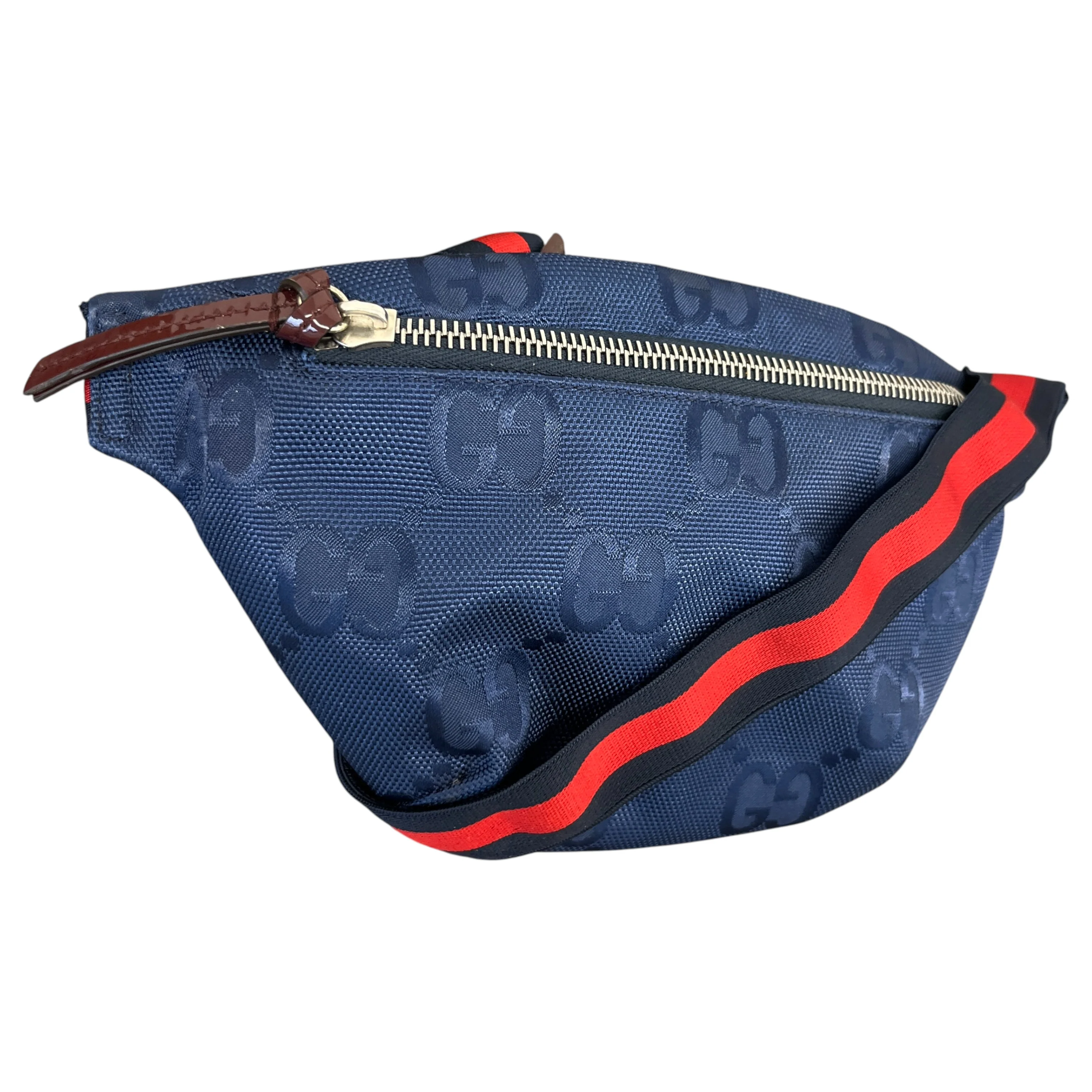 Men's Gg Supreme Kids Small Belt Bag Navy - Image 3