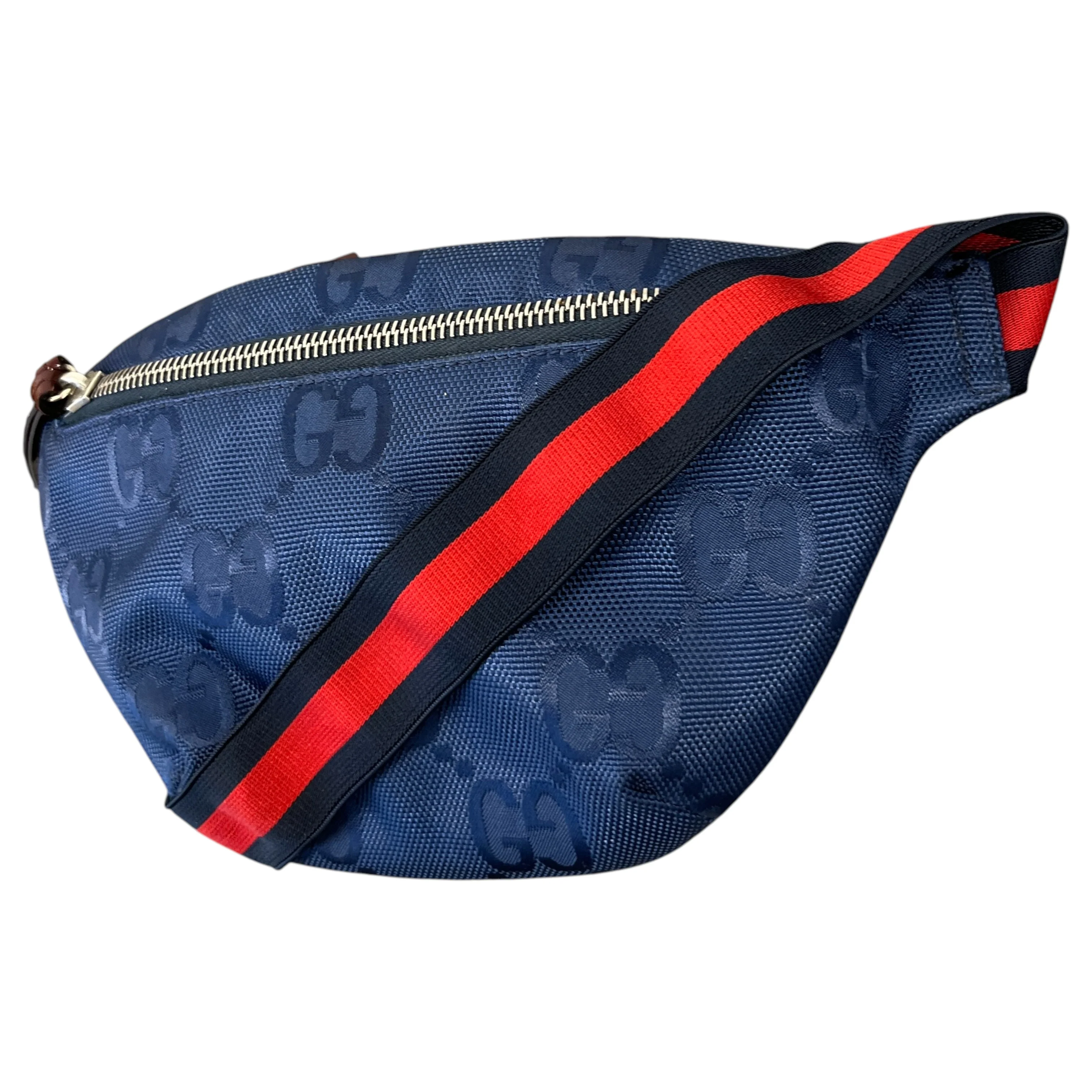 Men's Gg Supreme Kids Small Belt Bag Navy - Image 4