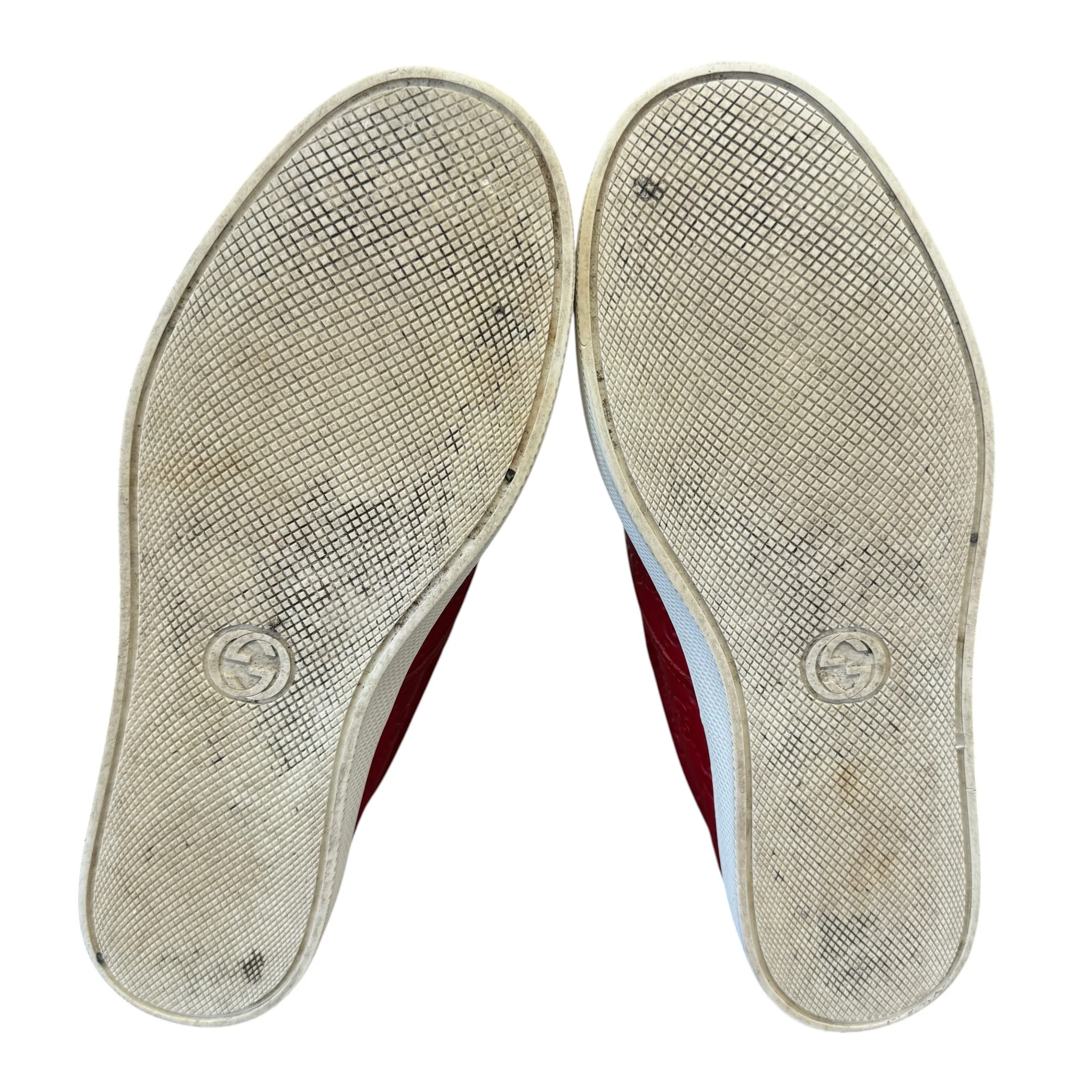Men's Gg Supreme Loafers Red Size EU 43 / UK 9 - Image 11