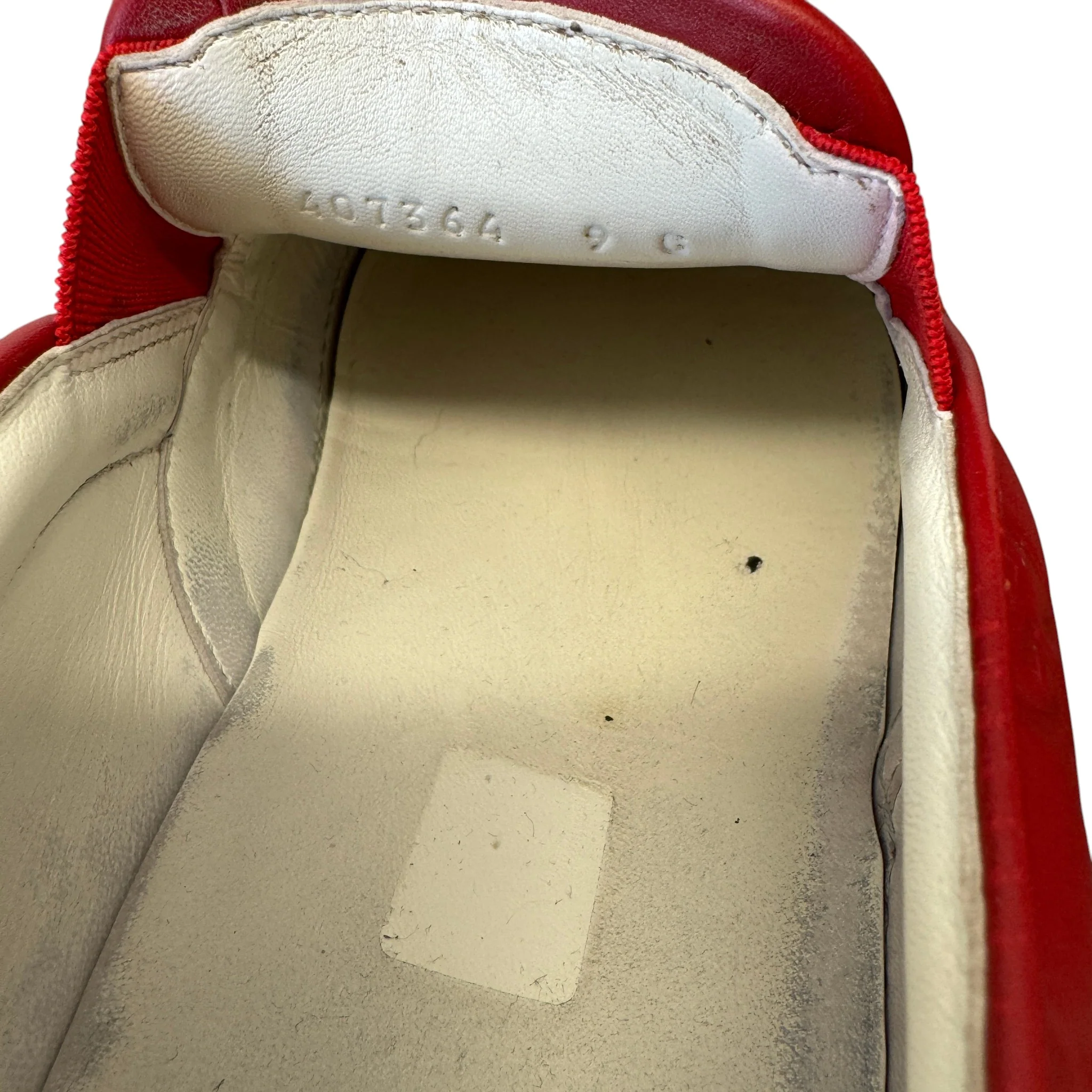 Men's Gg Supreme Loafers Red Size EU 43 / UK 9 - Image 12