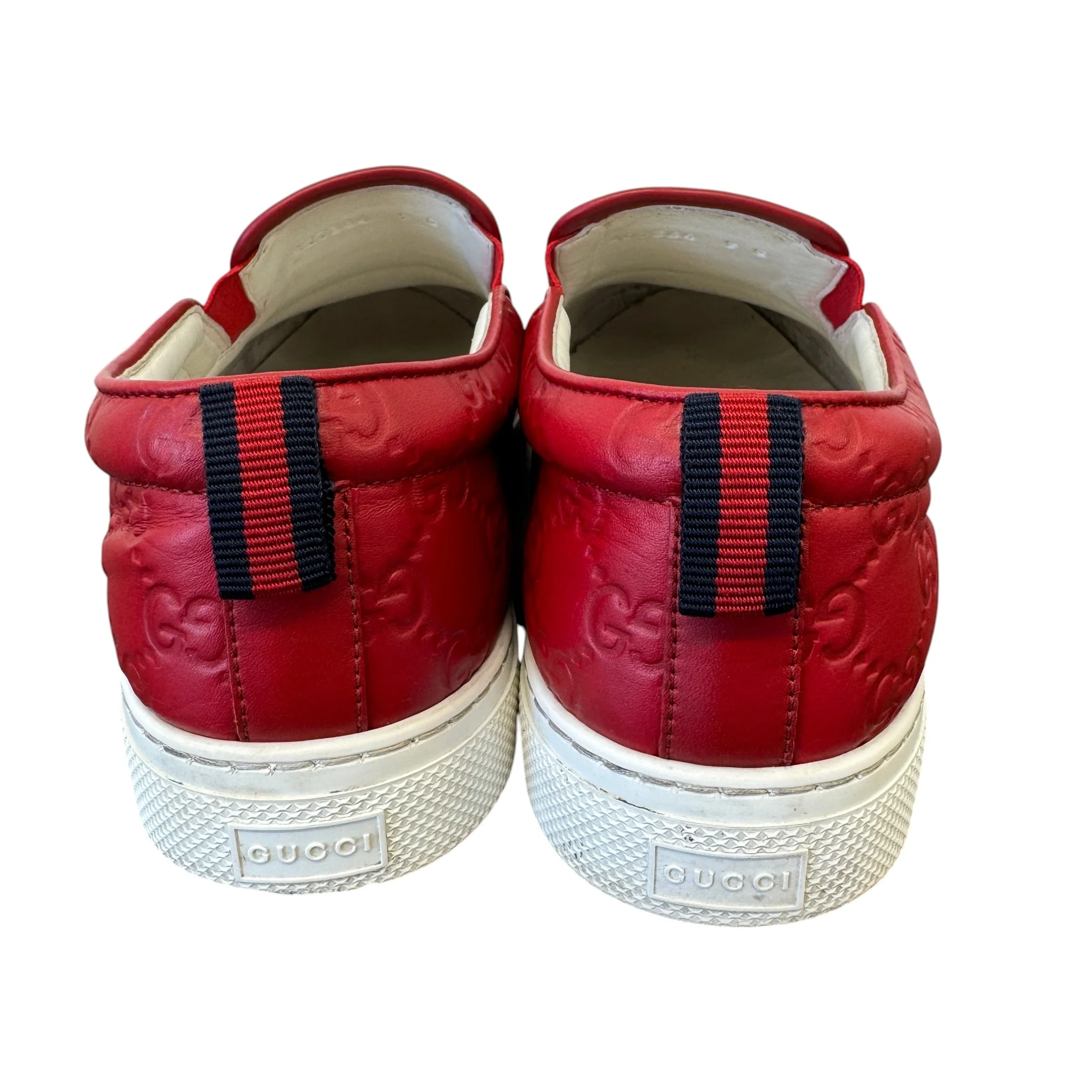 Men's Gg Supreme Loafers Red Size EU 43 / UK 9 - Image 9