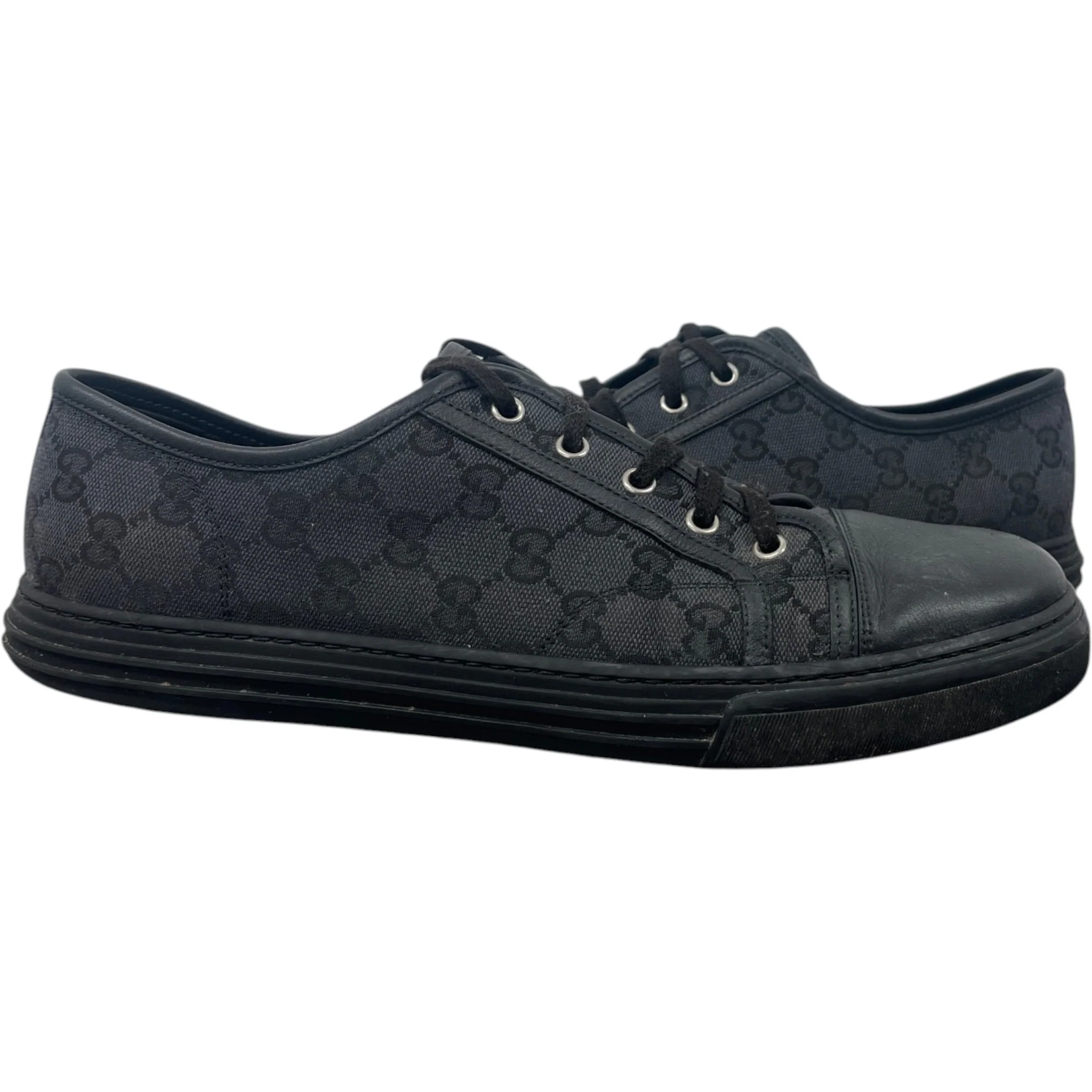Men's Gg Supreme Low Trainers Black Size EU 44.5 / UK 10.5 - Image 3