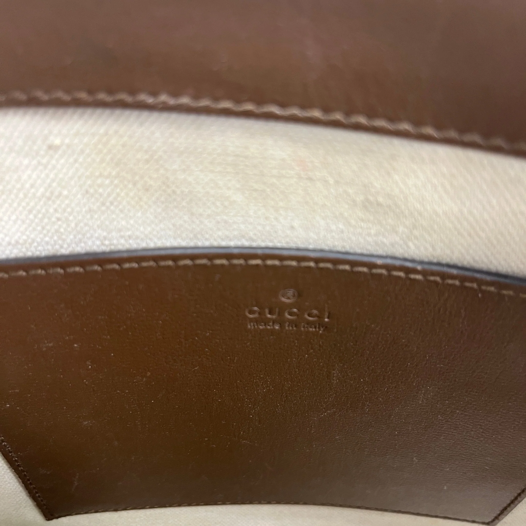 Men's Gg Supreme Messenger Bag Beige - Image 10