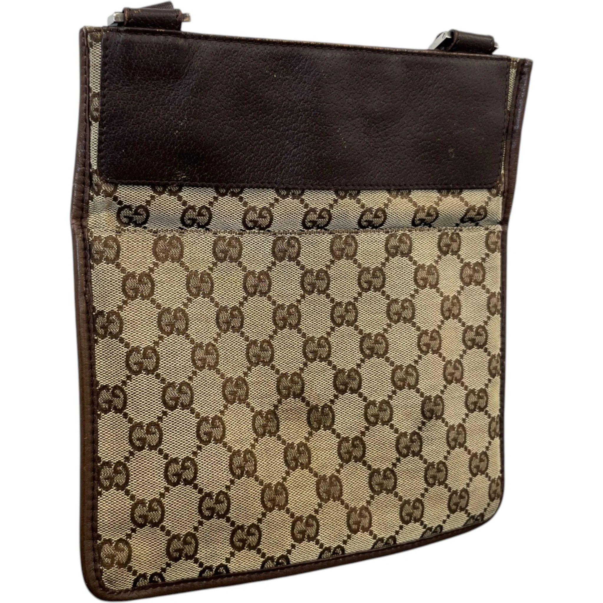 Men's Gg Supreme Messenger Bag Beige - Image 6