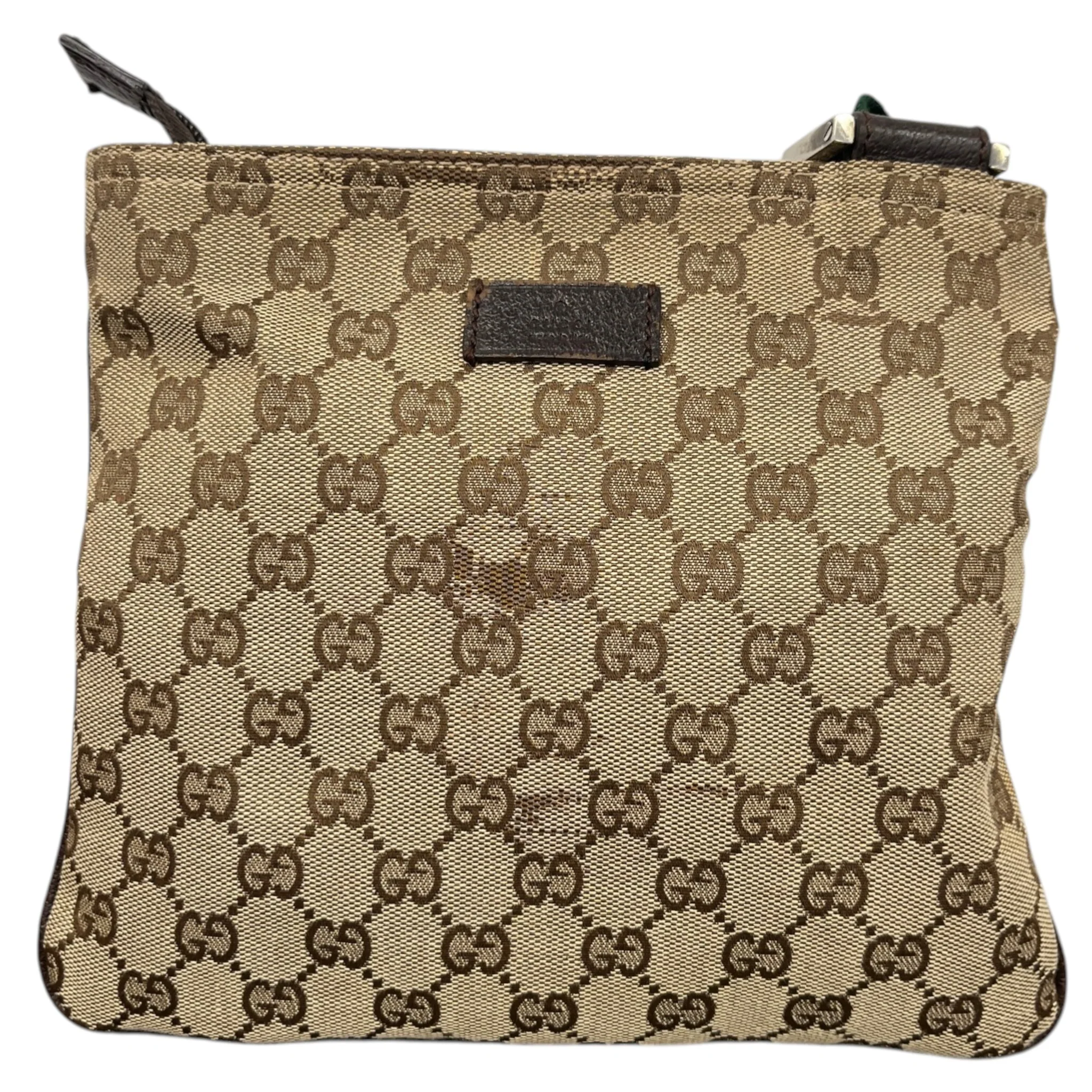 Men's Gg Supreme Messenger Bag Beige - Image 3