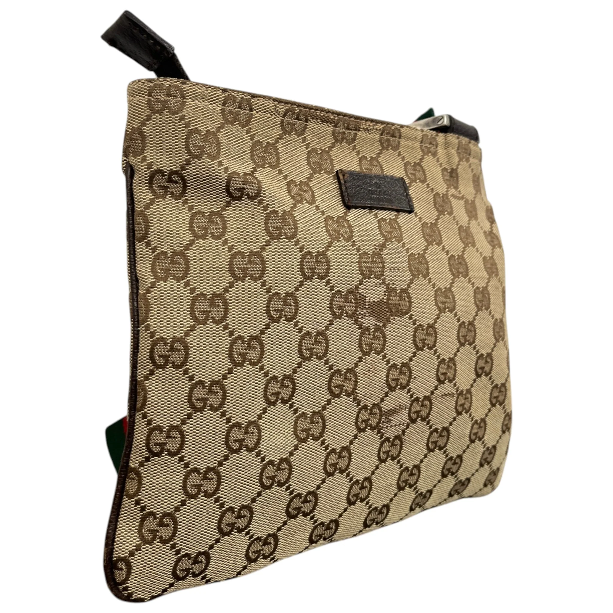 Men's Gg Supreme Messenger Bag Beige - Image 4