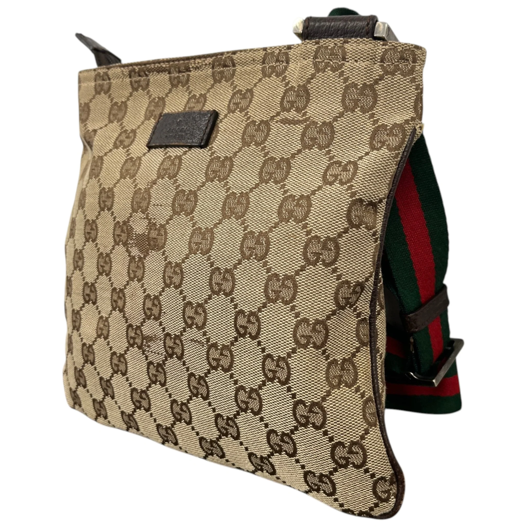 Men's Gg Supreme Messenger Bag Beige - Image 6