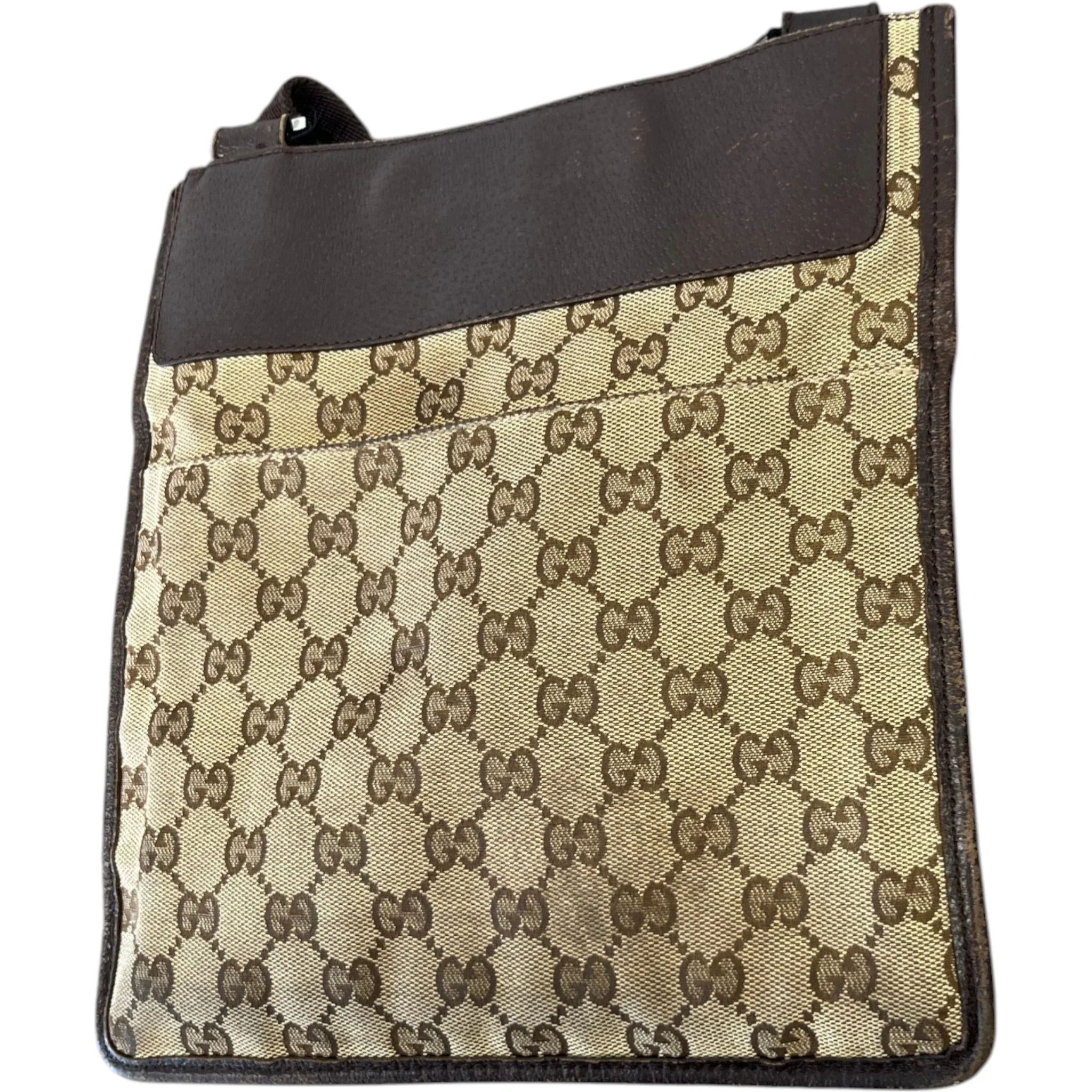 Men's Gg Supreme Messenger Bag Beige - Image 7