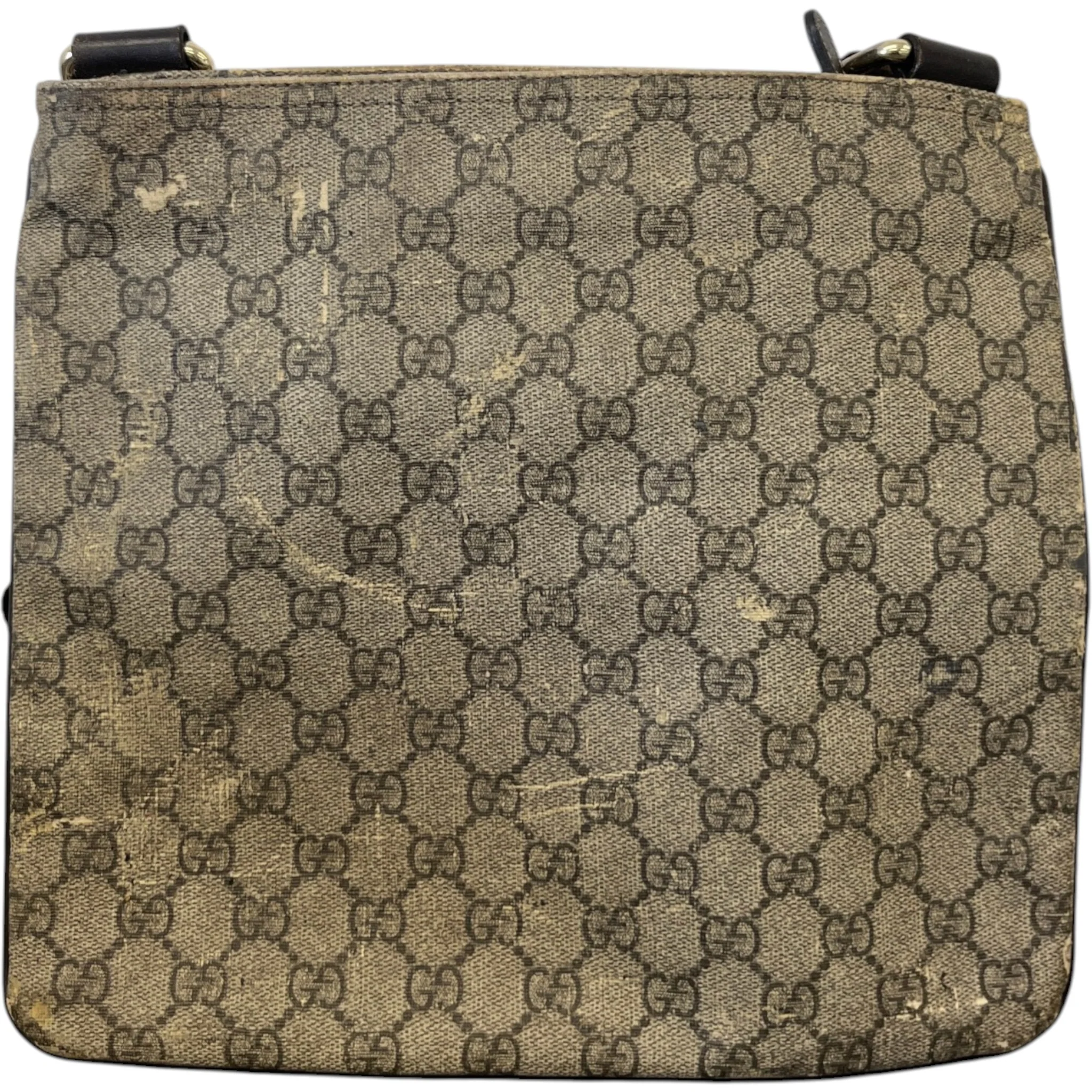 Men's Gg Supreme Messenger Bag Beige - Image 3