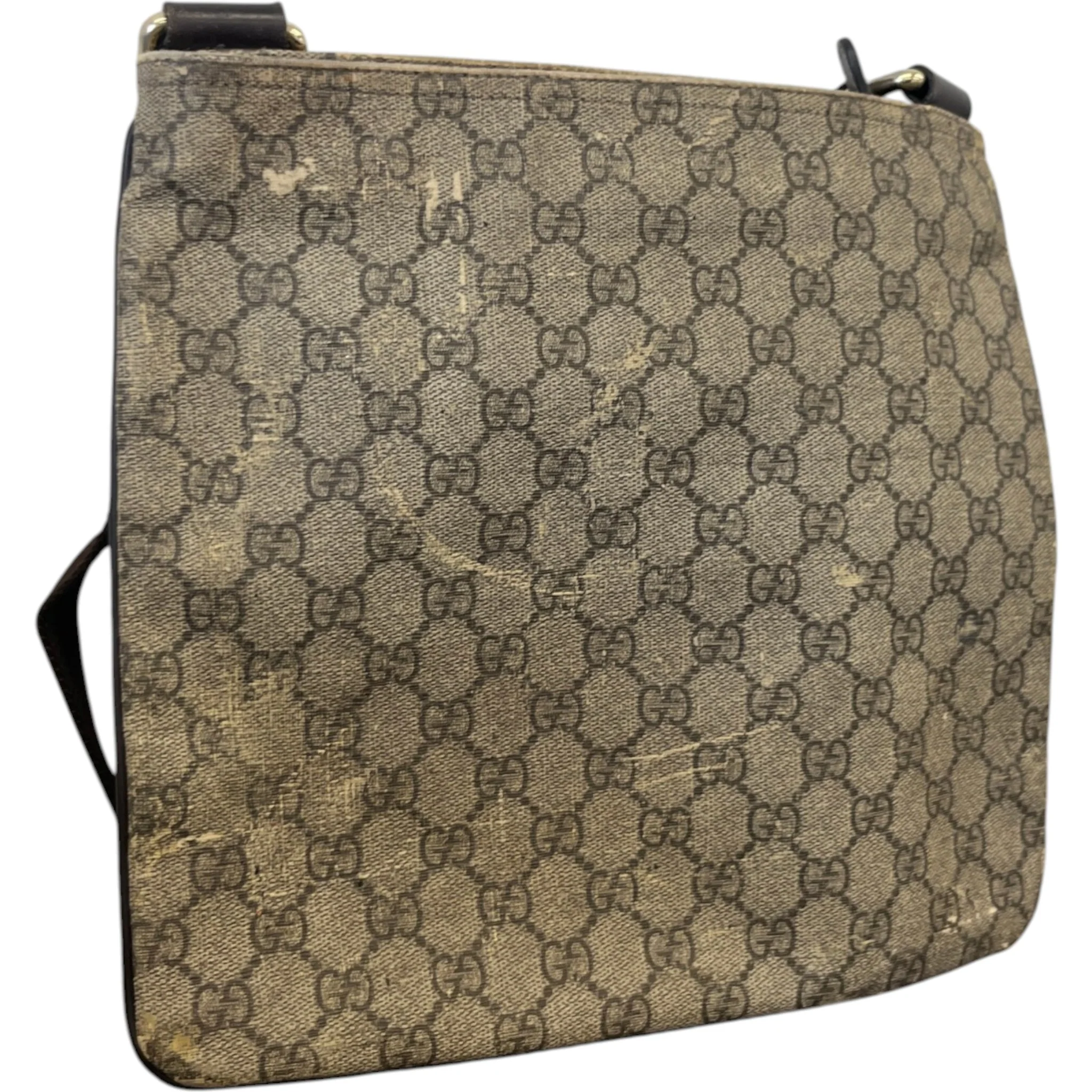 Men's Gg Supreme Messenger Bag Beige - Image 6