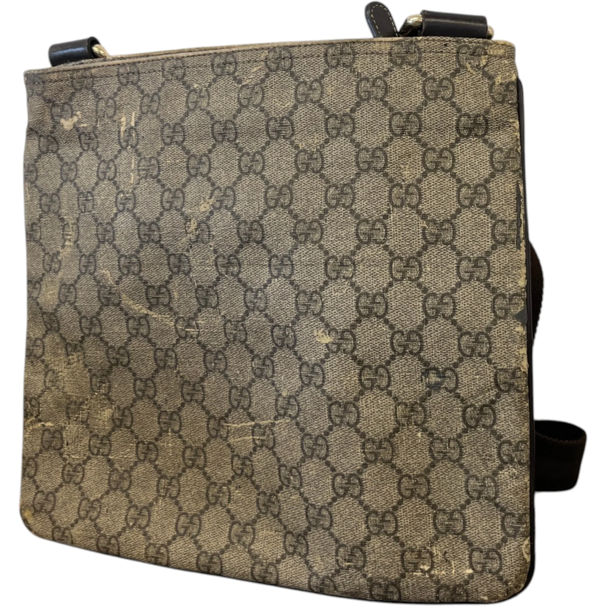 Men's Gg Supreme Messenger Bag Beige - Image 7