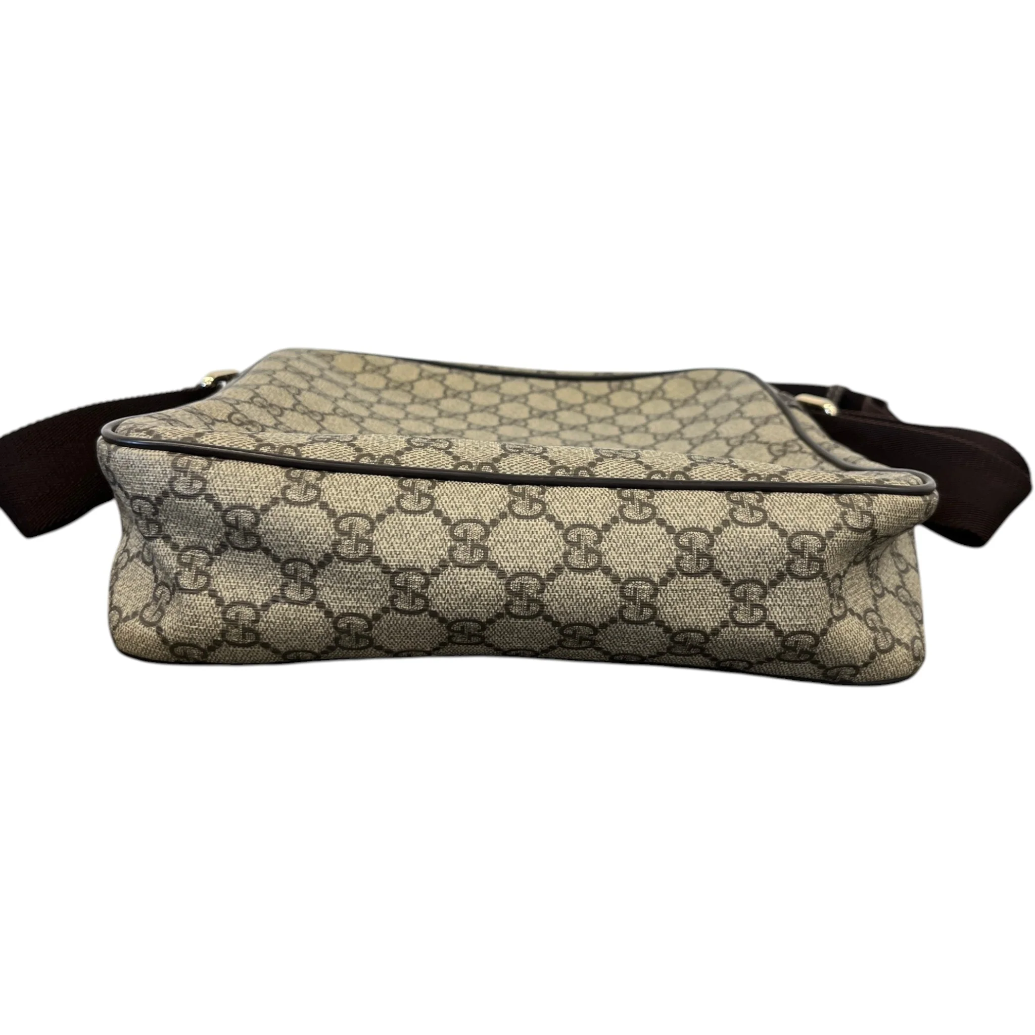 Men's Gg Supreme Messenger Bag Beige - Image 8