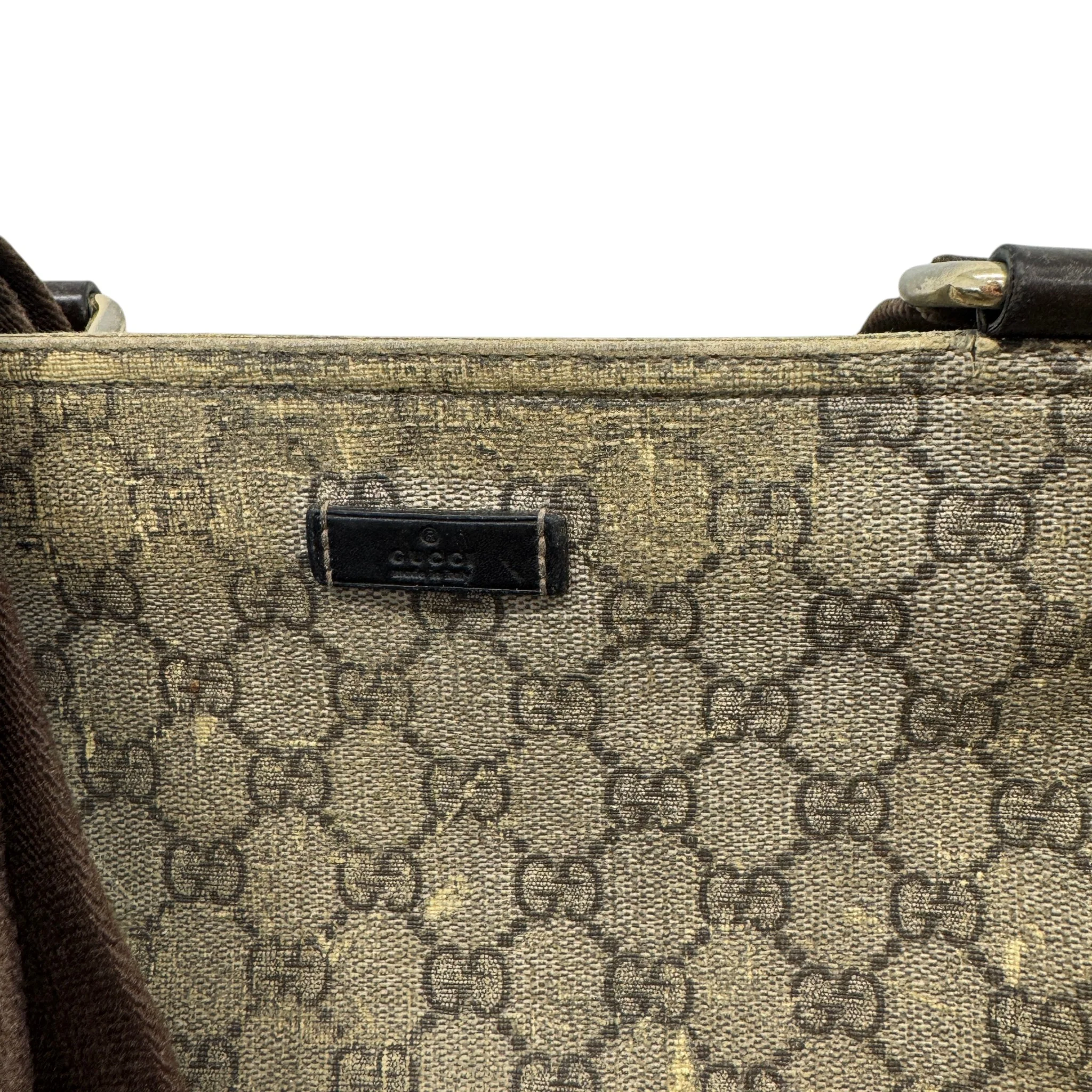 Men's Gg Supreme Messenger Bag Beige - Image 4