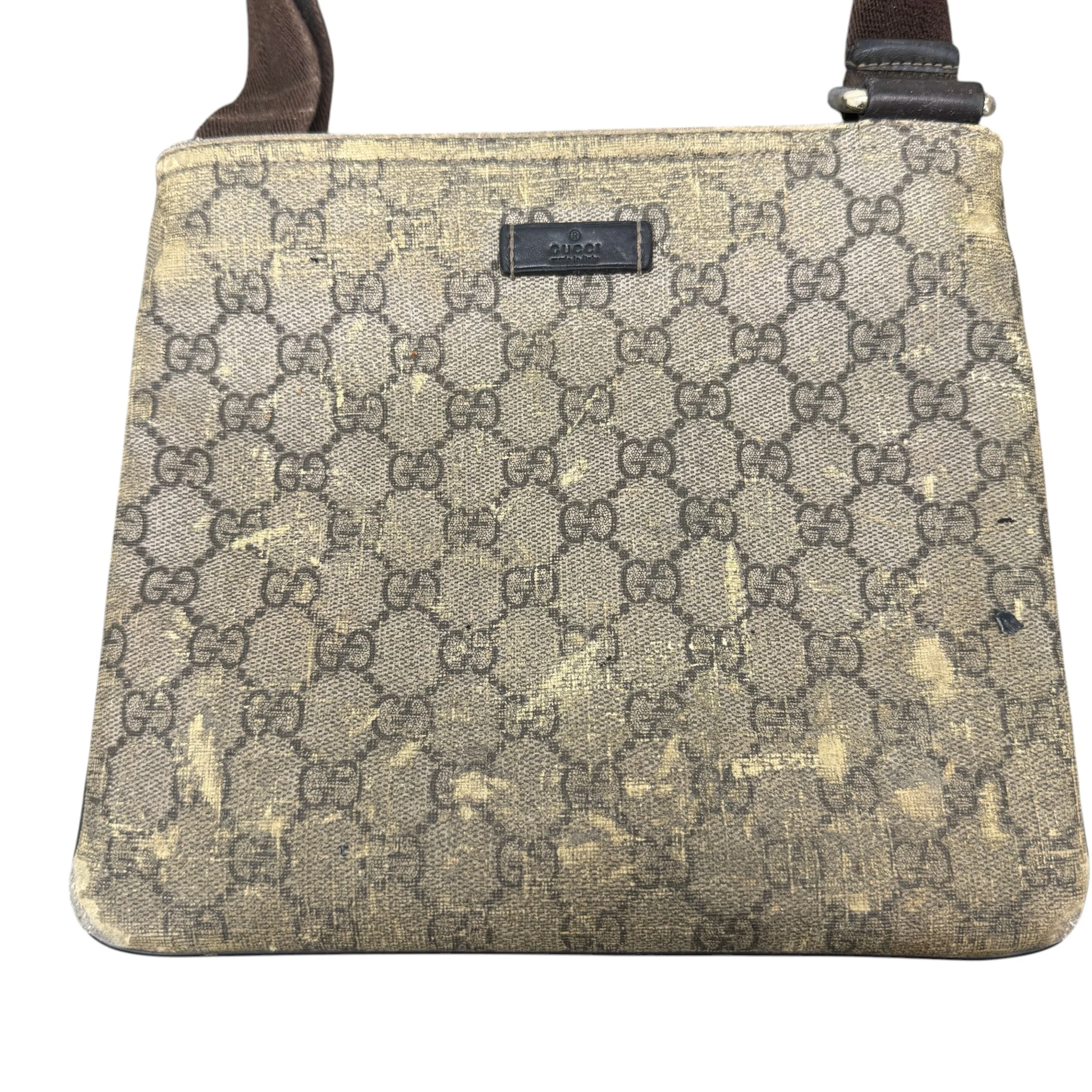 Men's Gg Supreme Messenger Bag Beige - Image 5