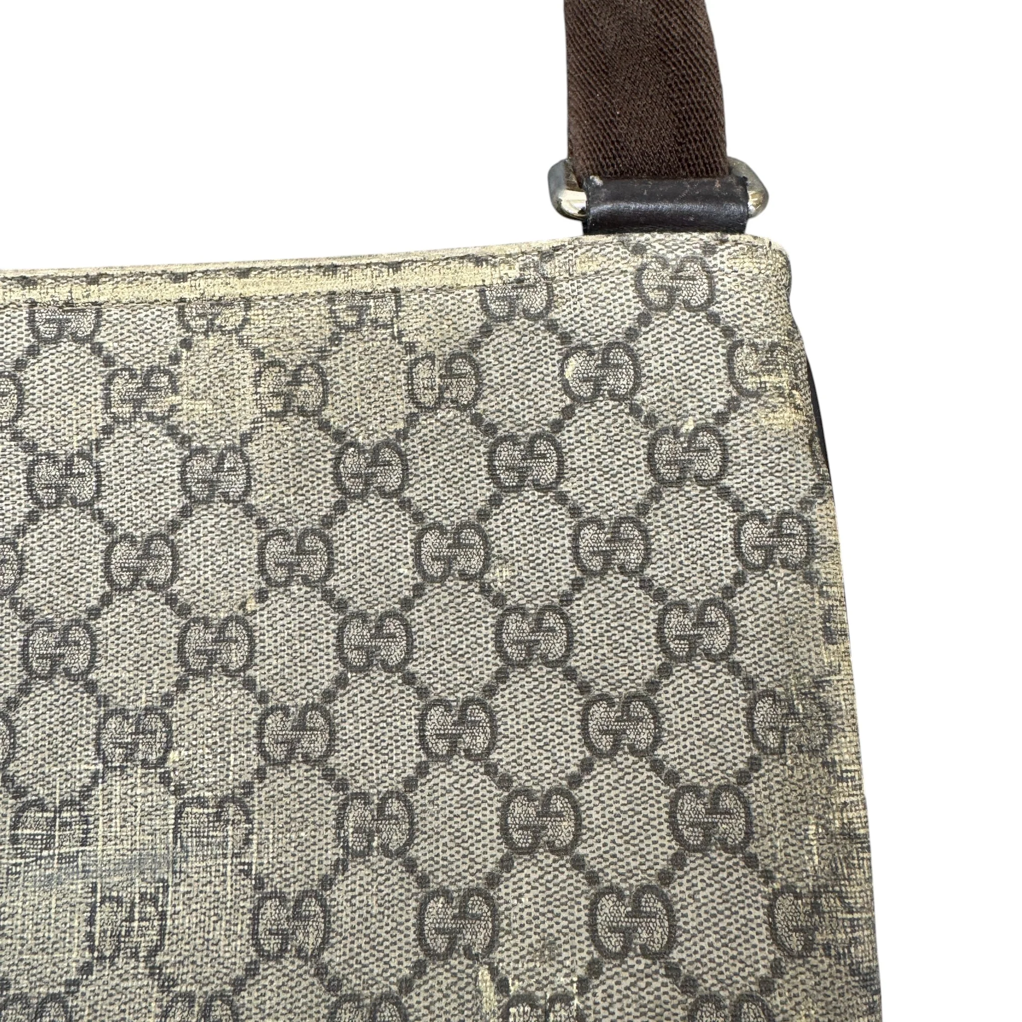 Men's Gg Supreme Messenger Bag Beige - Image 7
