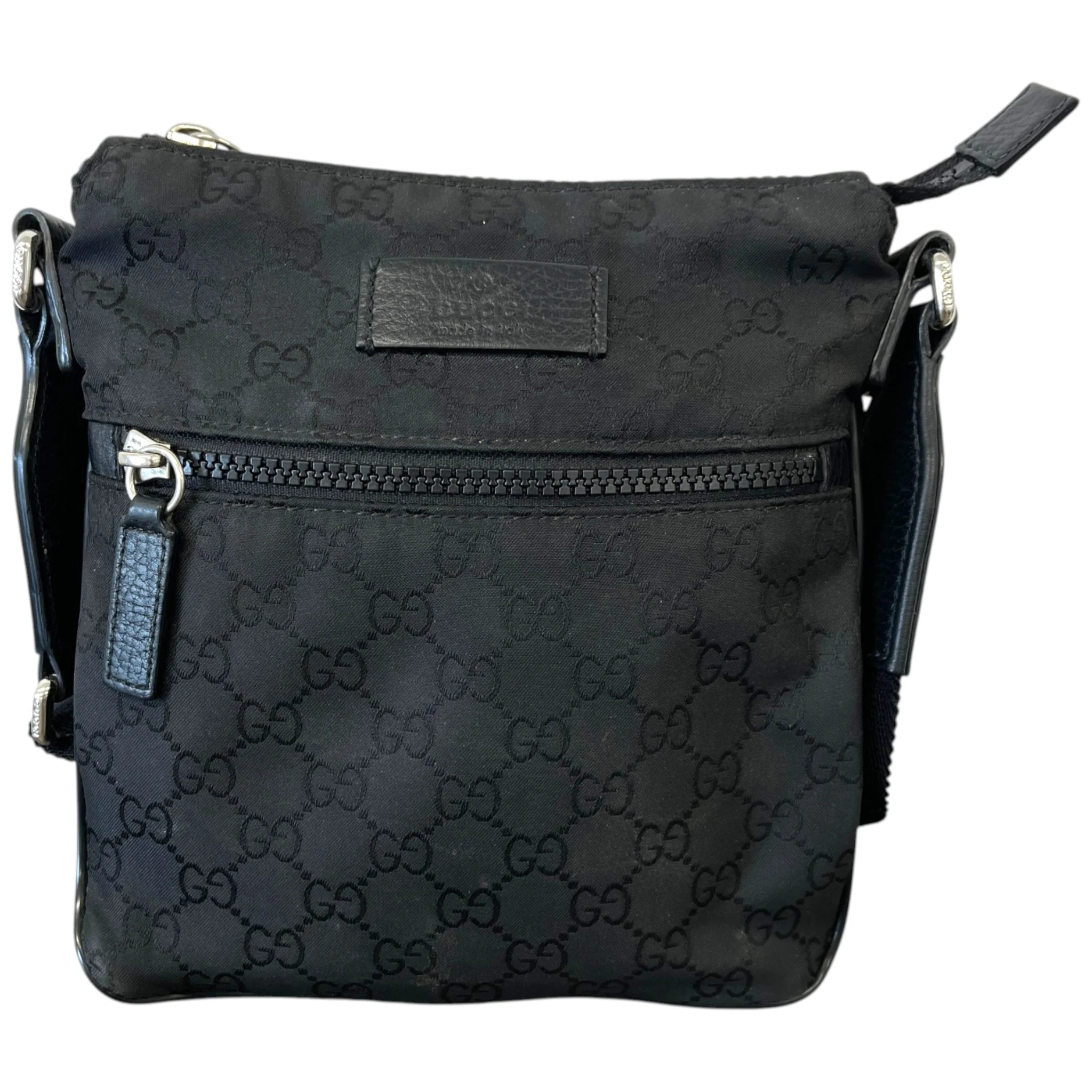 Men's Gg Supreme Messenger Bag Black - Image 3