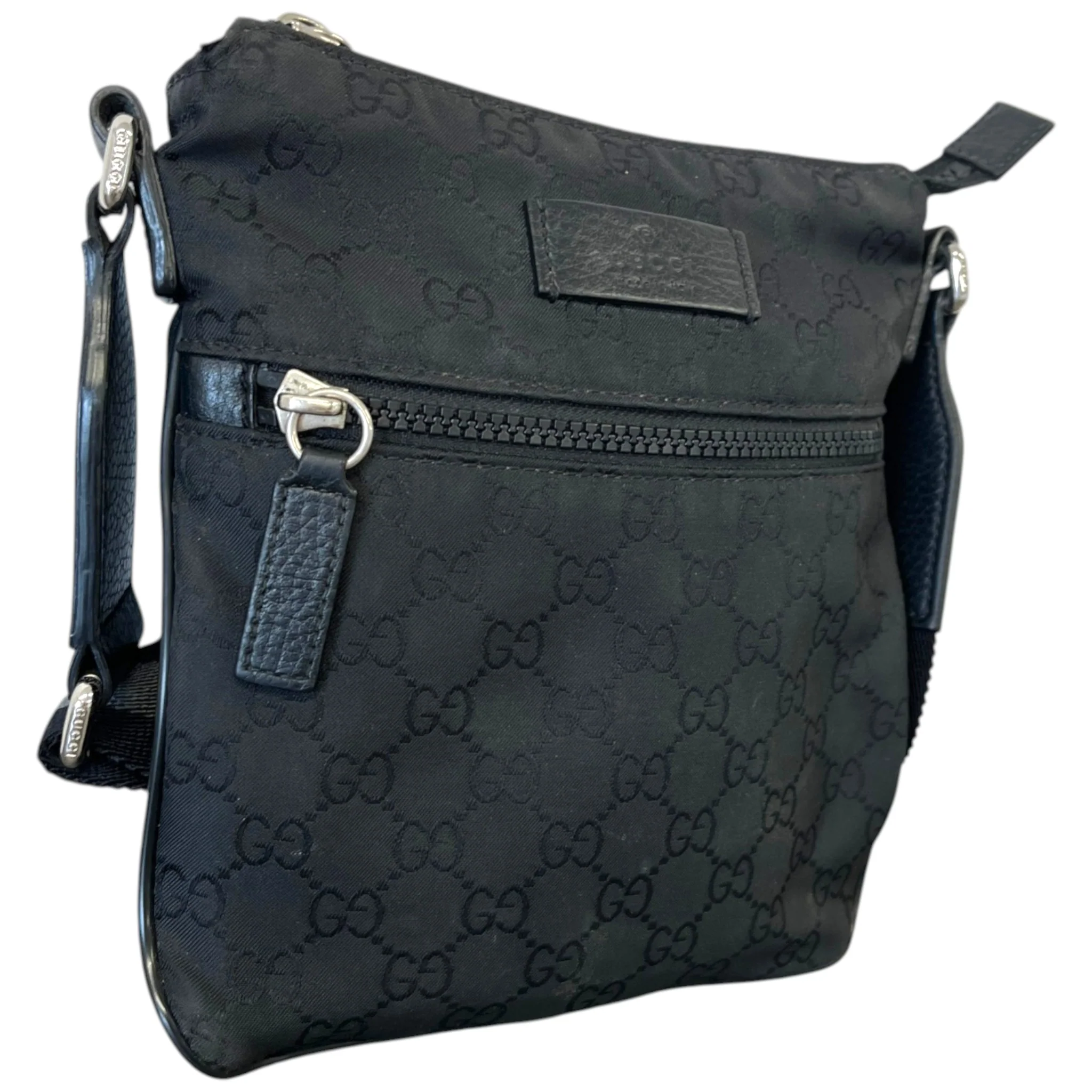 Men's Gg Supreme Messenger Bag Black - Image 4