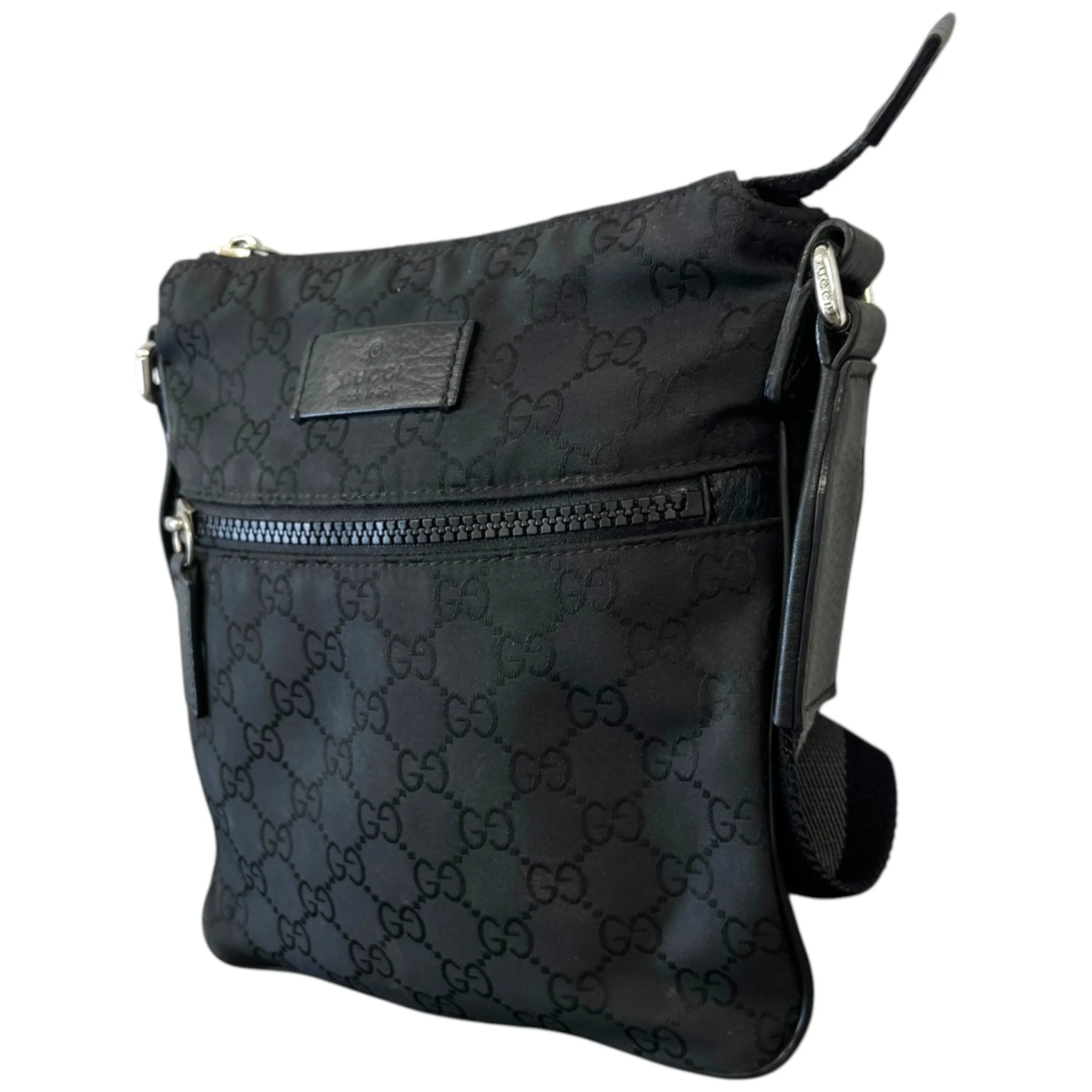 Men's Gg Supreme Messenger Bag Black - Image 6