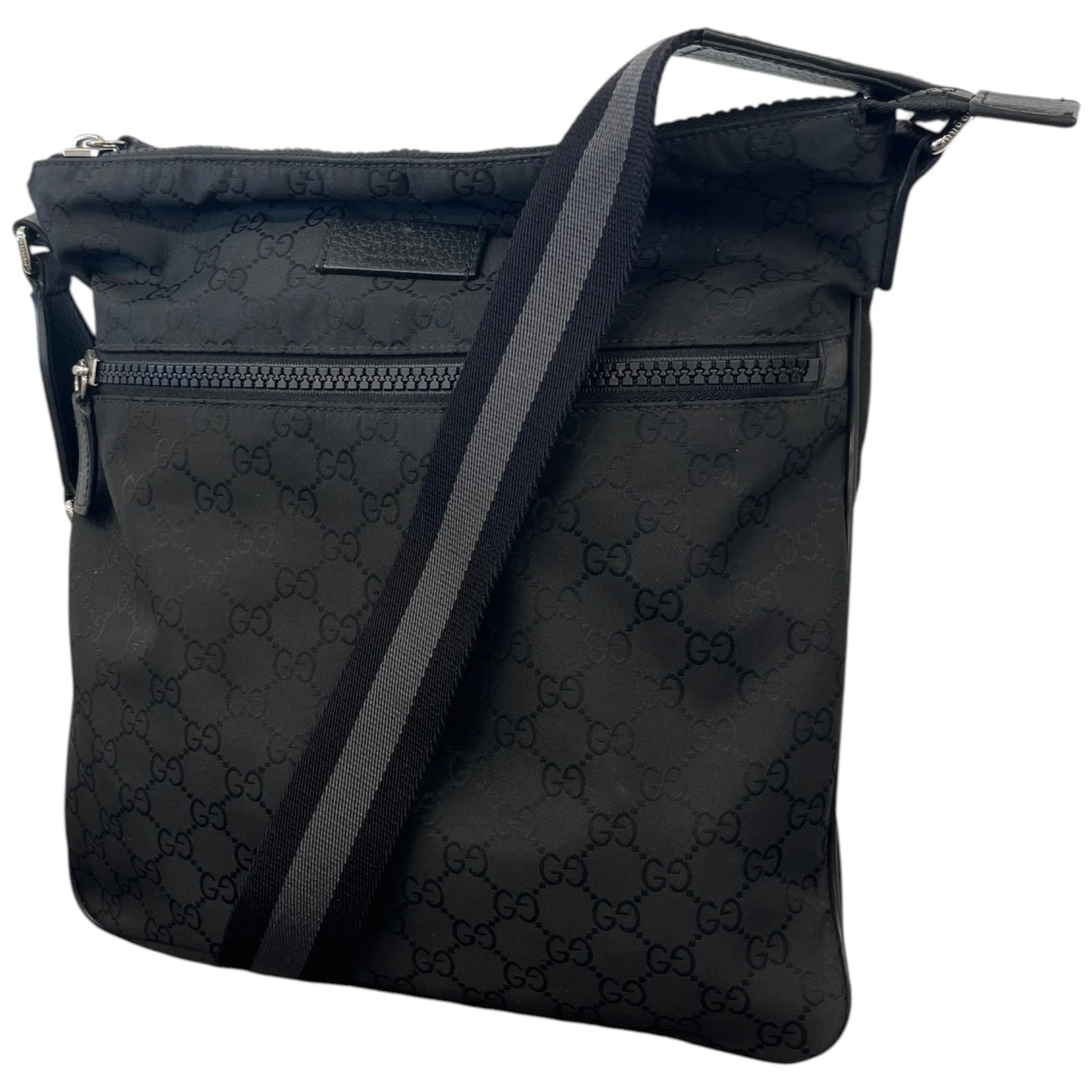 Men's Gg Supreme Messenger Bag Black - Image 5