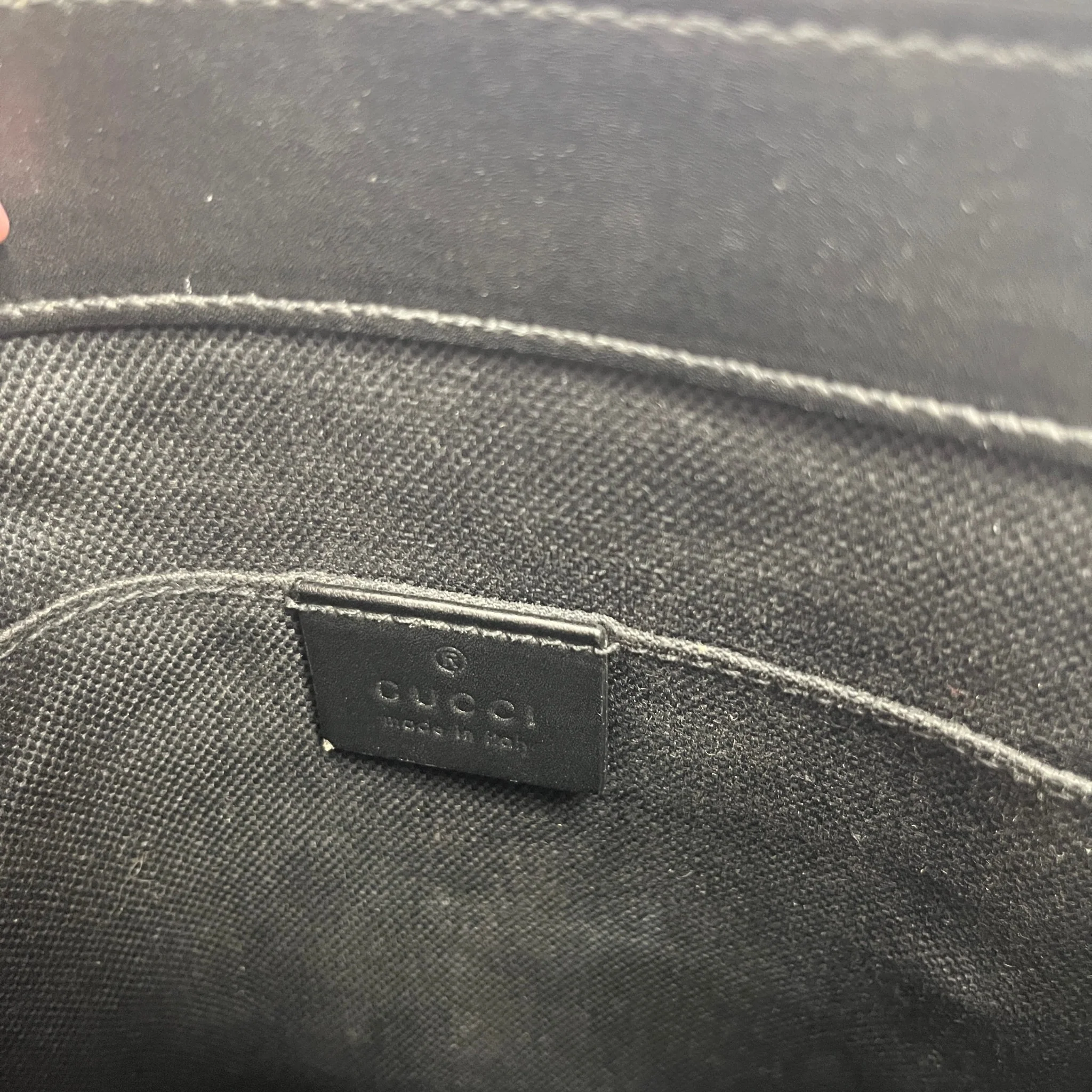 Men's Gg Supreme Messenger Bag Black - Image 10