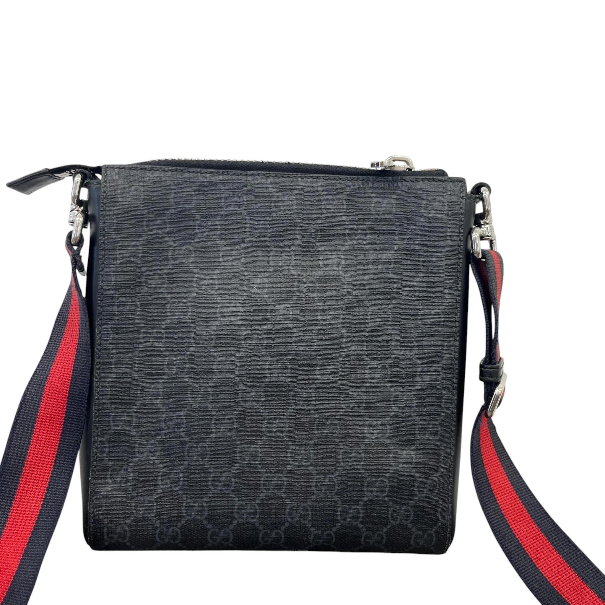 Men's Gg Supreme Messenger Bag Black - Image 3