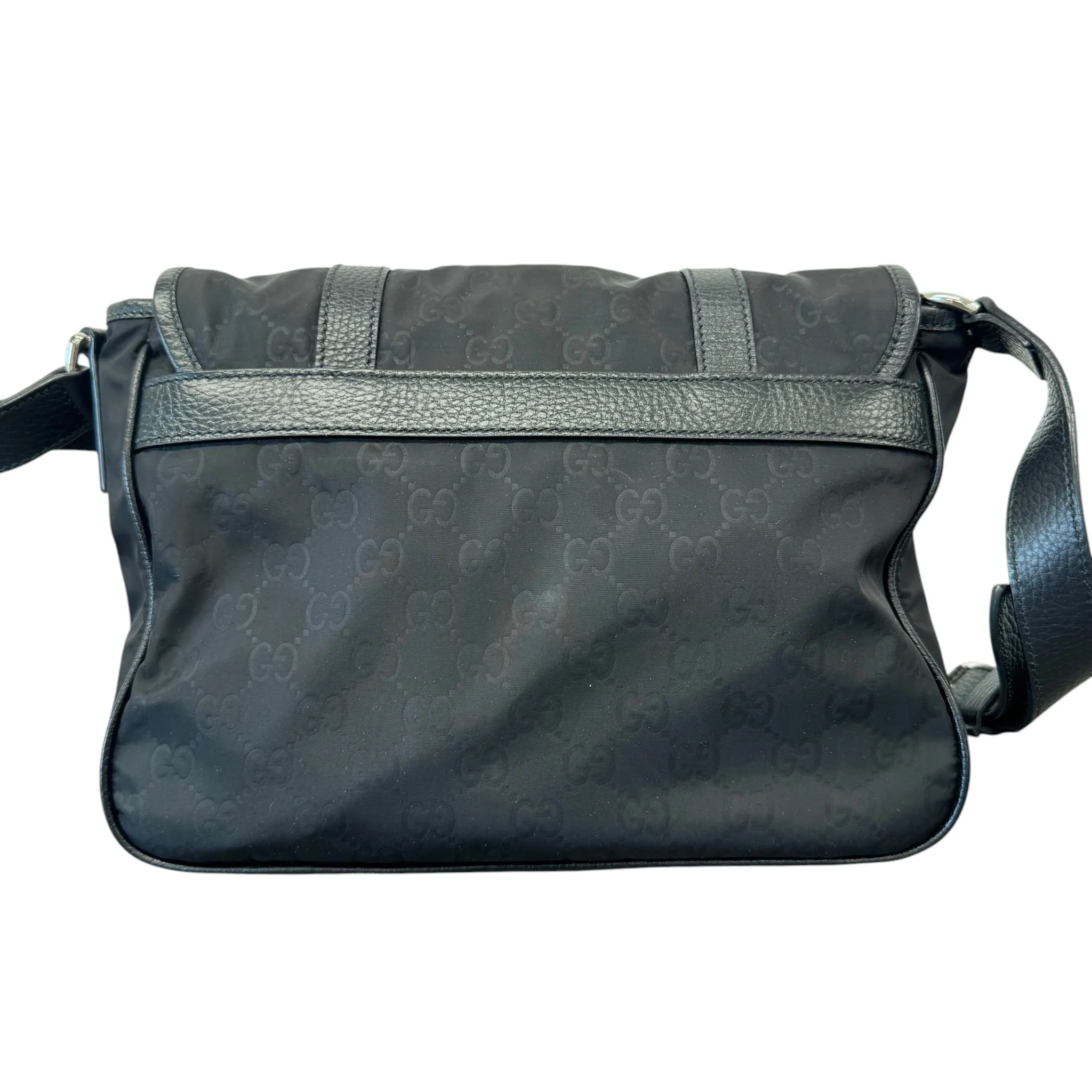 Men's Gg Supreme Messenger Bag Black - Image 3