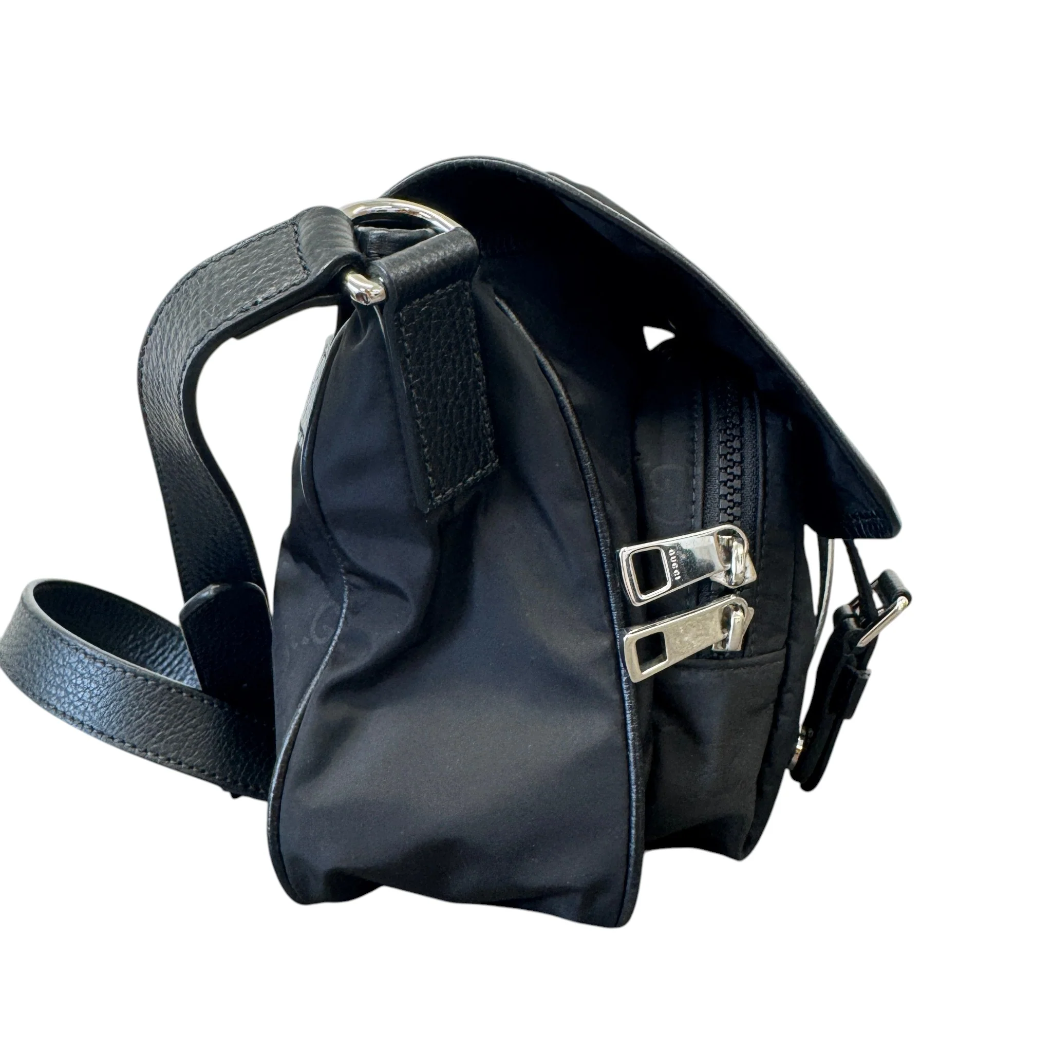 Men's Gg Supreme Messenger Bag Black - Image 4