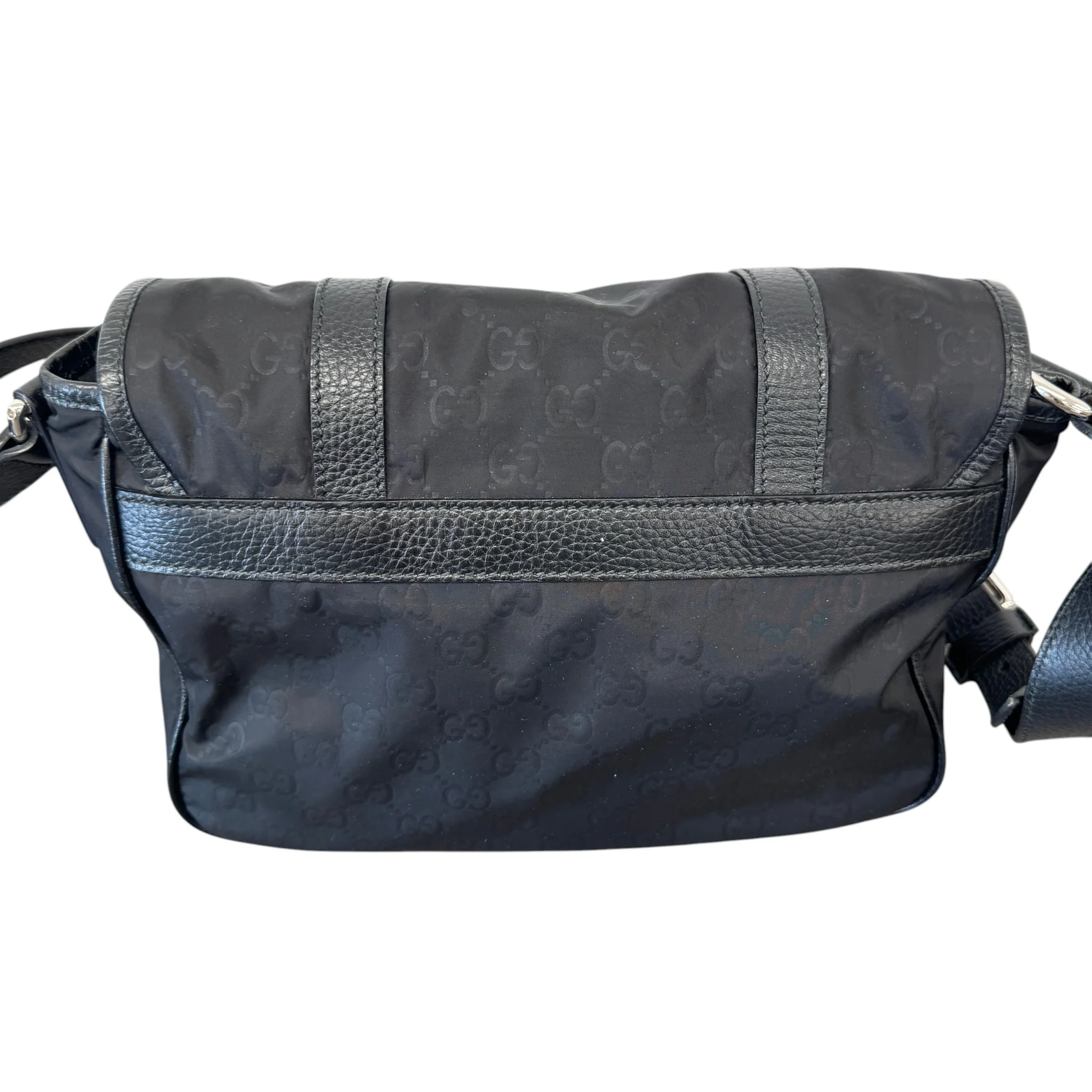 Men's Gg Supreme Messenger Bag Black - Image 7