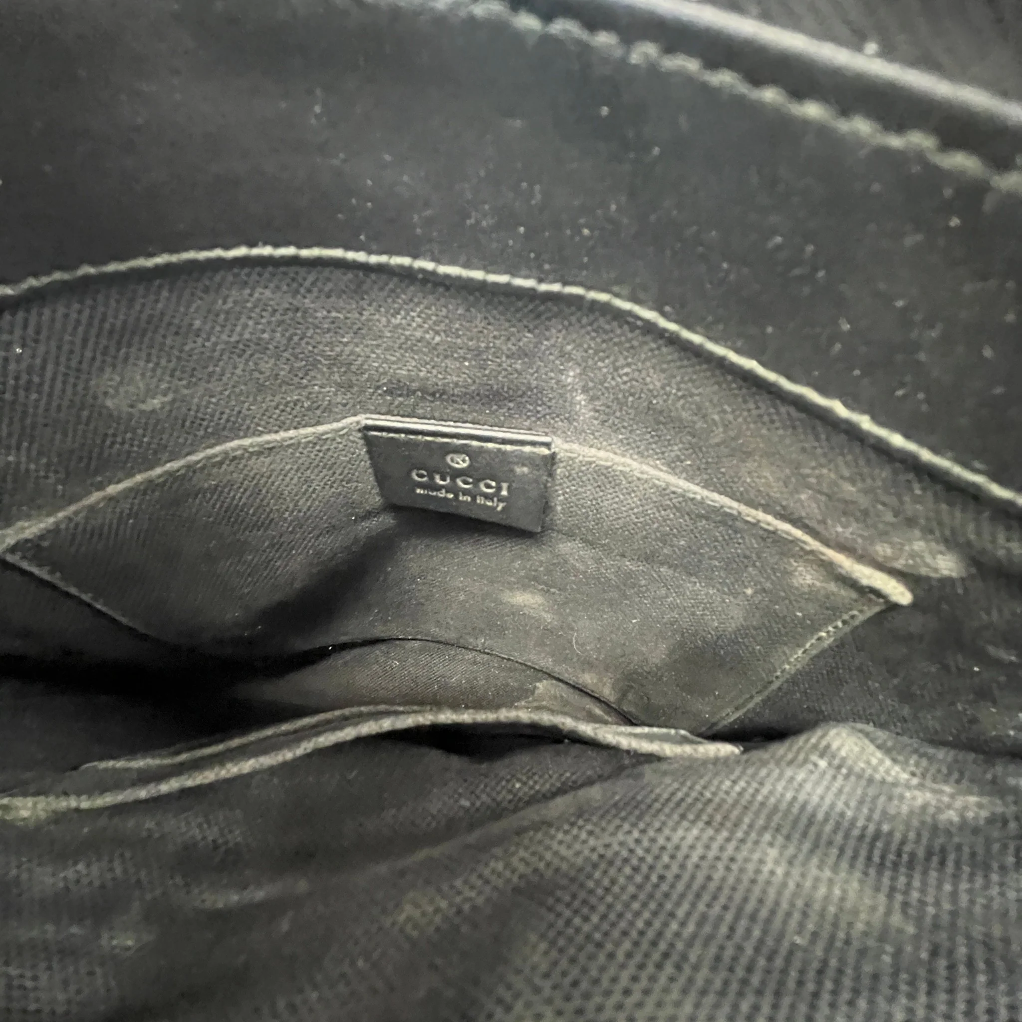 Men's Gg Supreme Messenger Bag Black - Image 9