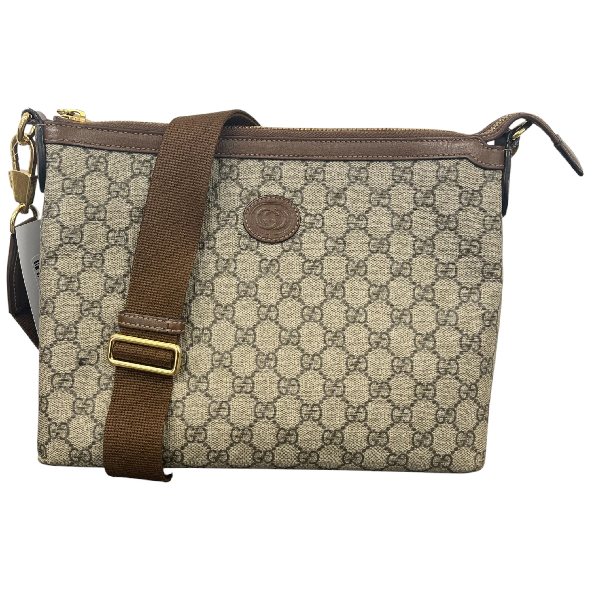 Men's Gg Supreme Messenger Bag Brown
