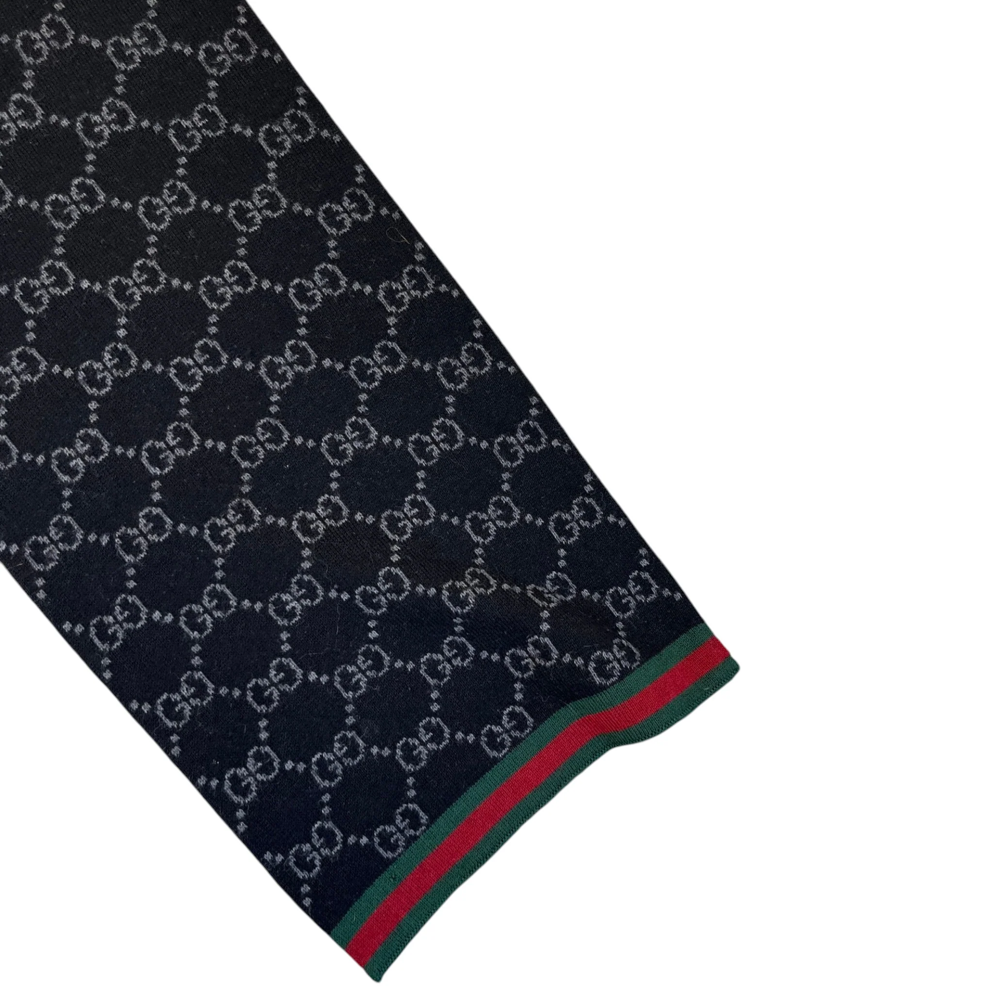 Men's Gg Supreme Scarf Grey - Image 4