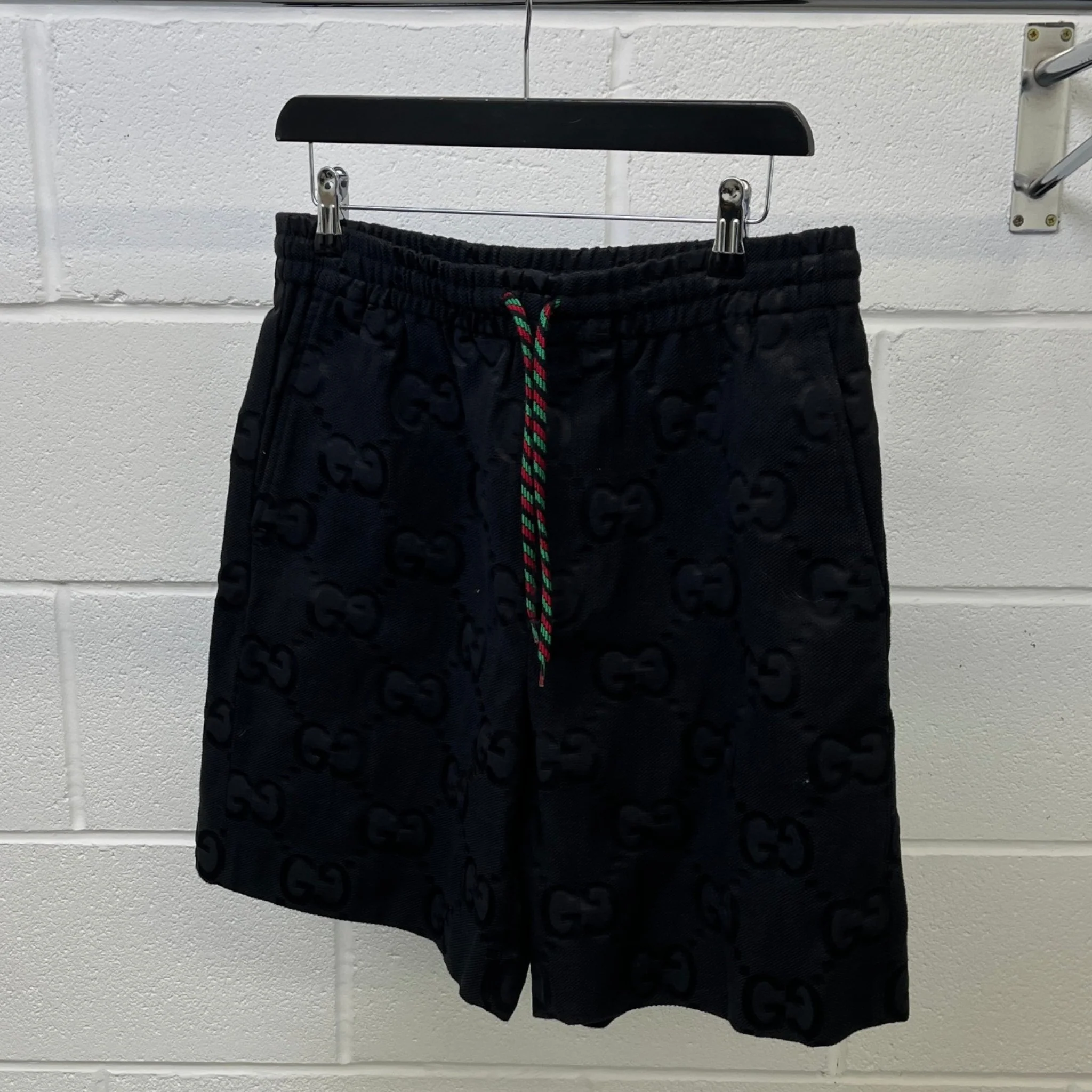 Men's Gg Supreme Shorts Black Size IT 48 / UK 32 - Image 8