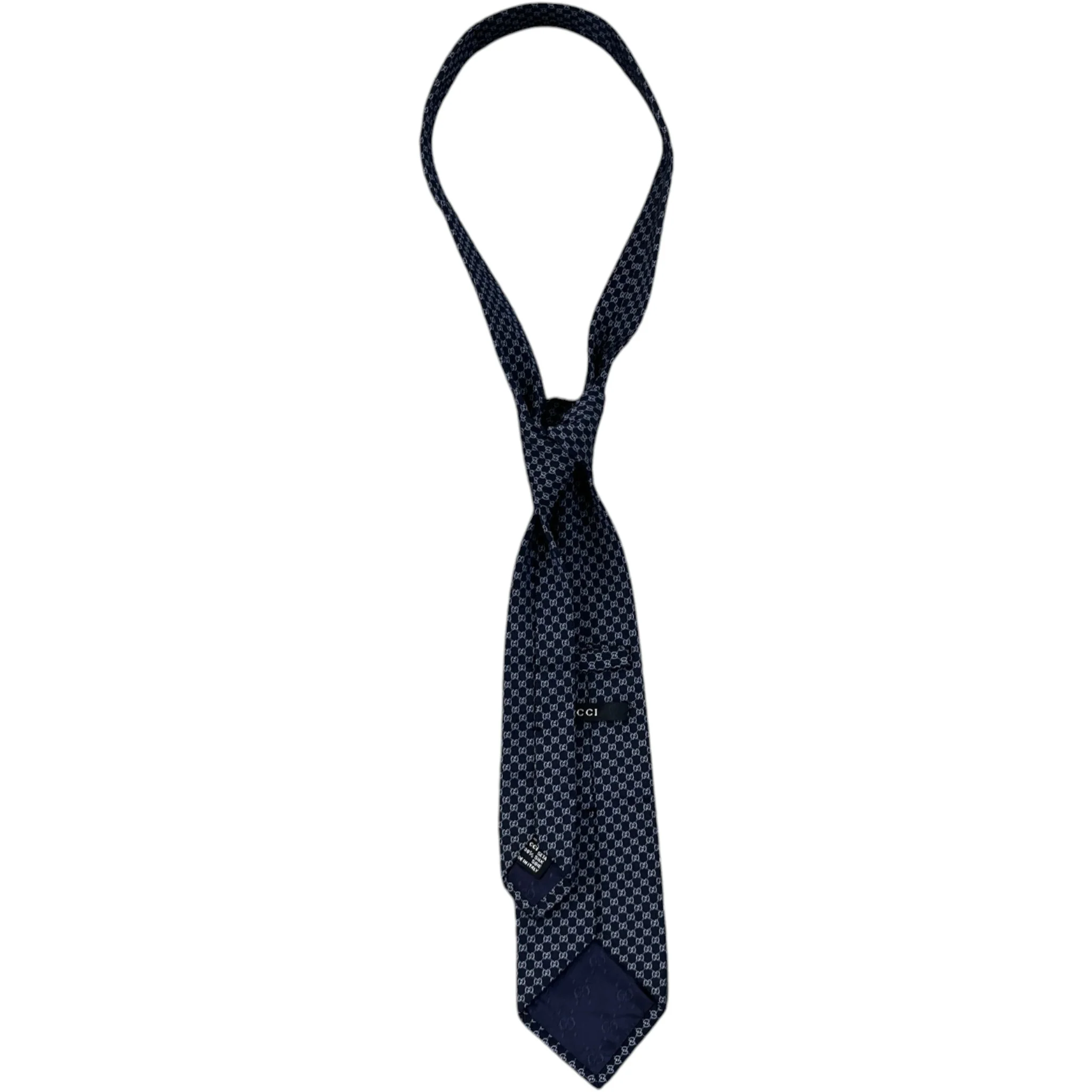 Men's Gg Supreme Tie Navy - Image 2