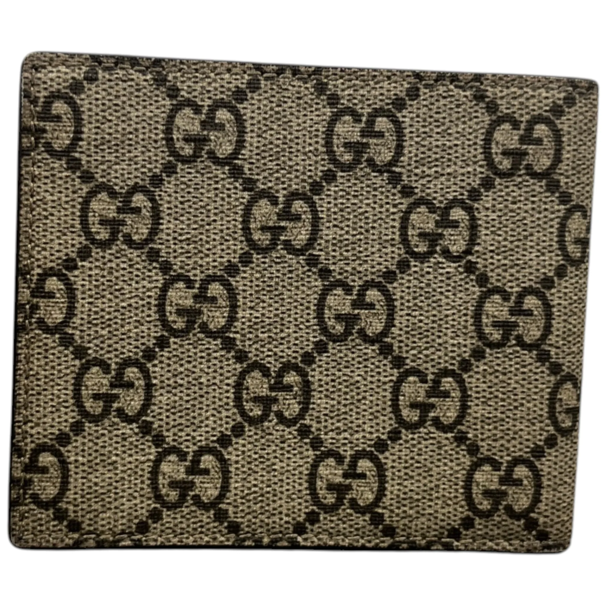 Men's Gg Supreme Tiger Wallet Beige - Image 2
