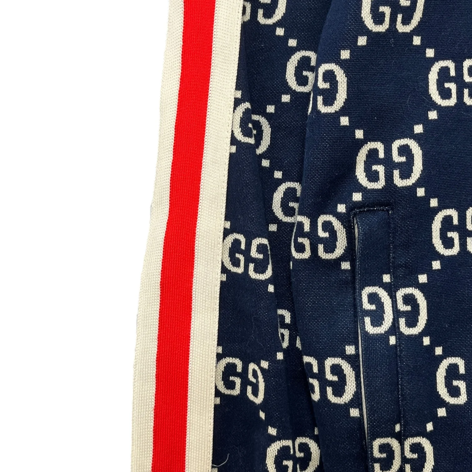 Men's Gg Supreme Track Jacket Blue Size S - Image 6