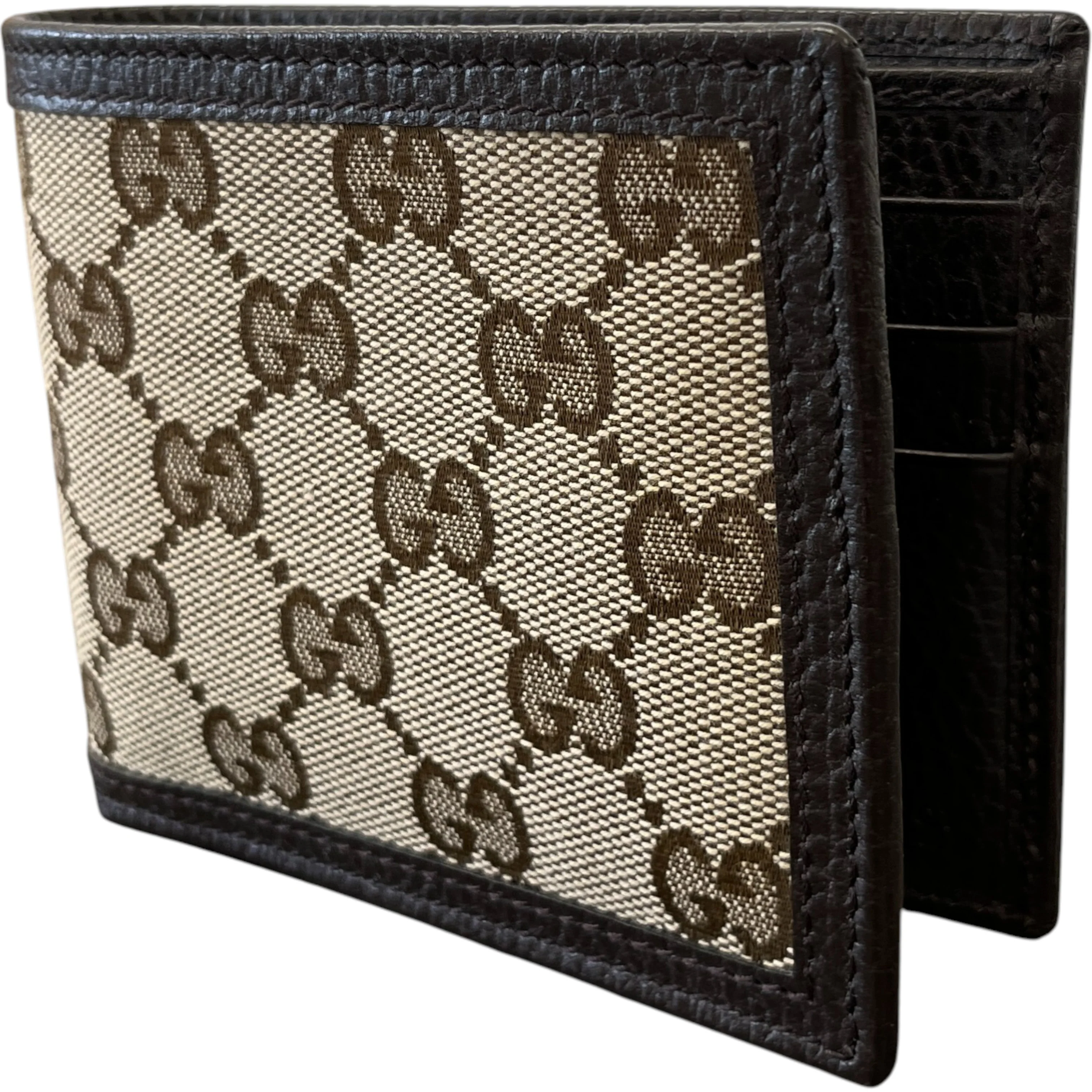 Men's Gg Supreme Wallet Beige - Image 3