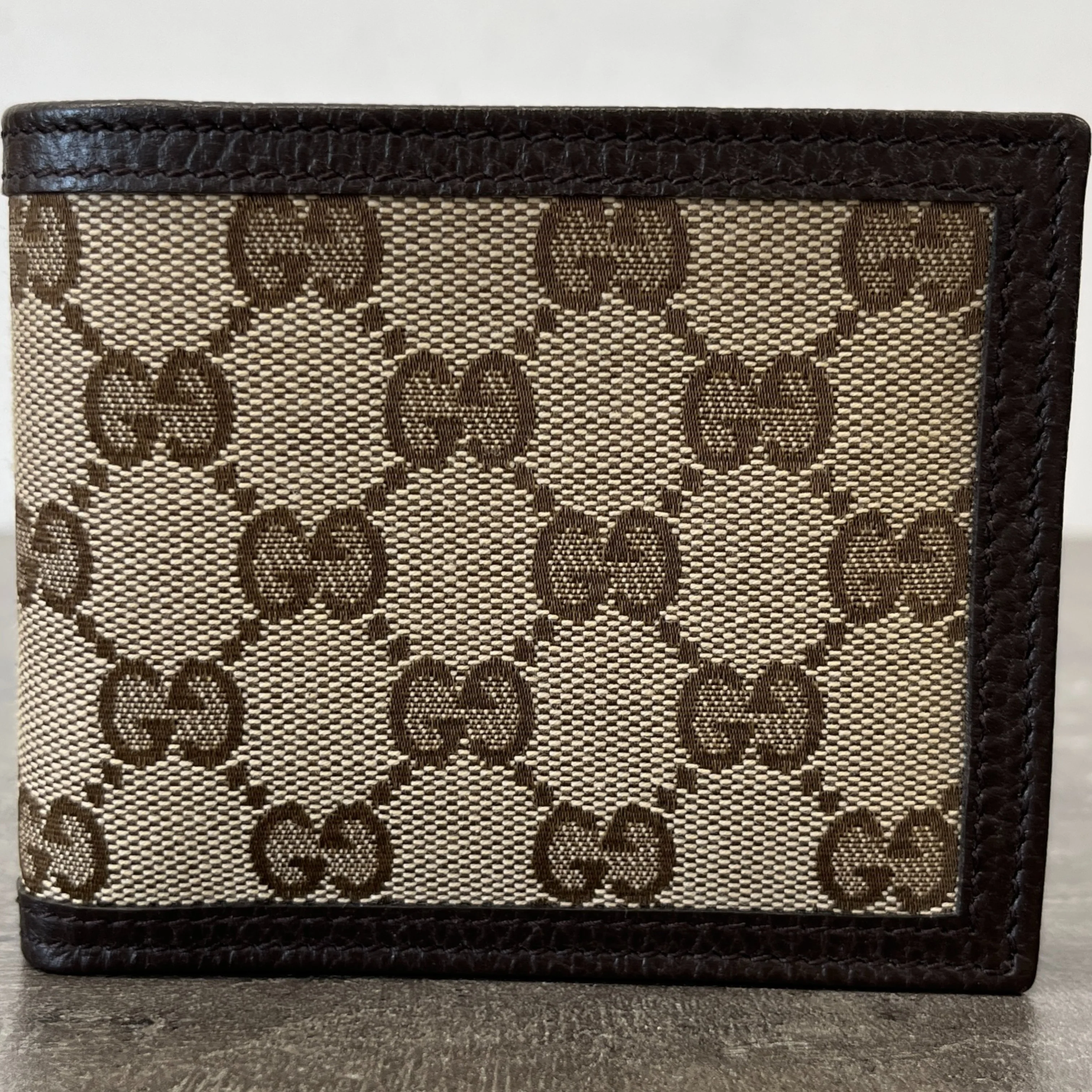 Men's Gg Supreme Wallet Beige - Image 7