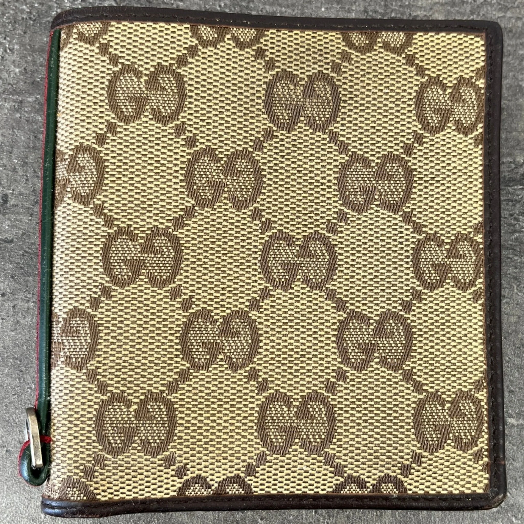 Men's Gg Supreme Wallet Beige - Image 6