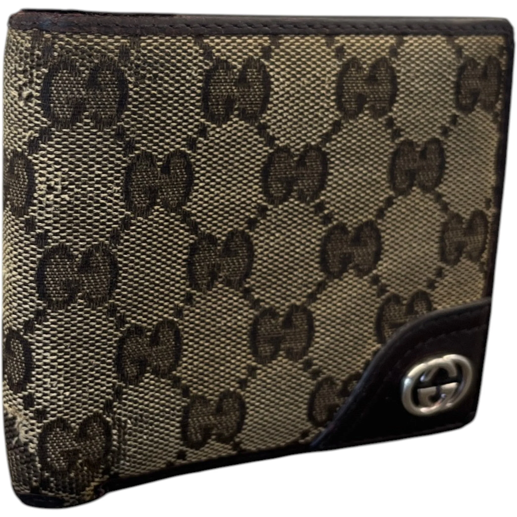 Men's Gg Supreme Wallet Beige - Image 4