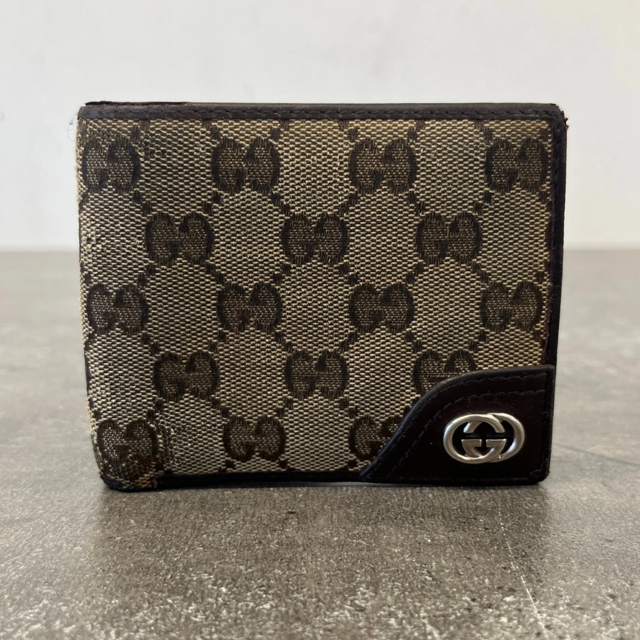 Men's Gg Supreme Wallet Beige - Image 9