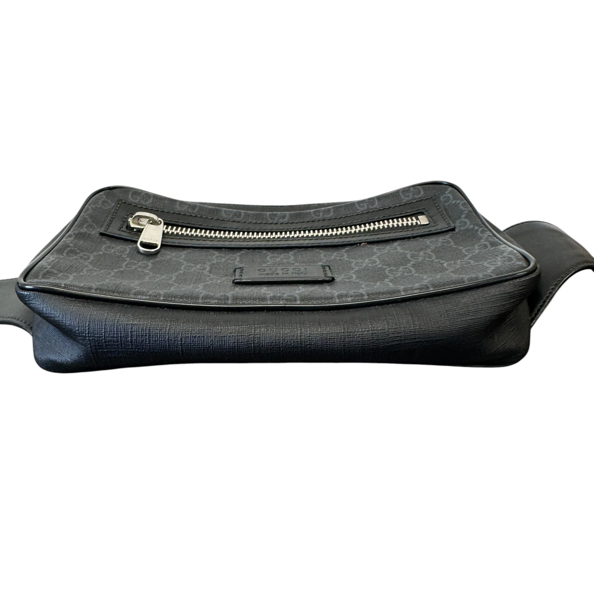 Men's Gg Supreme Web Belt Bag Black - Image 6