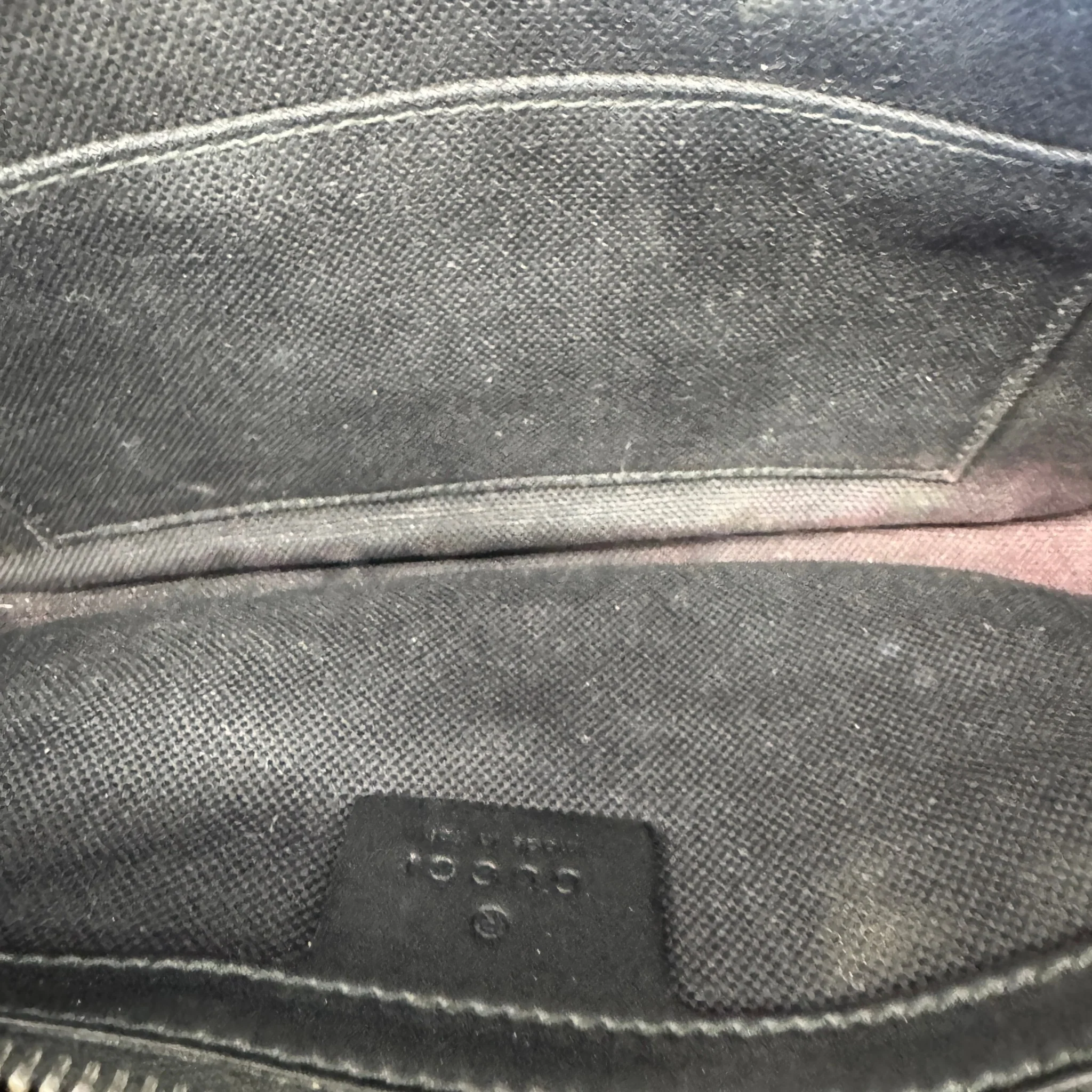 Men's Gg Supreme Web Belt Bag Black - Image 7