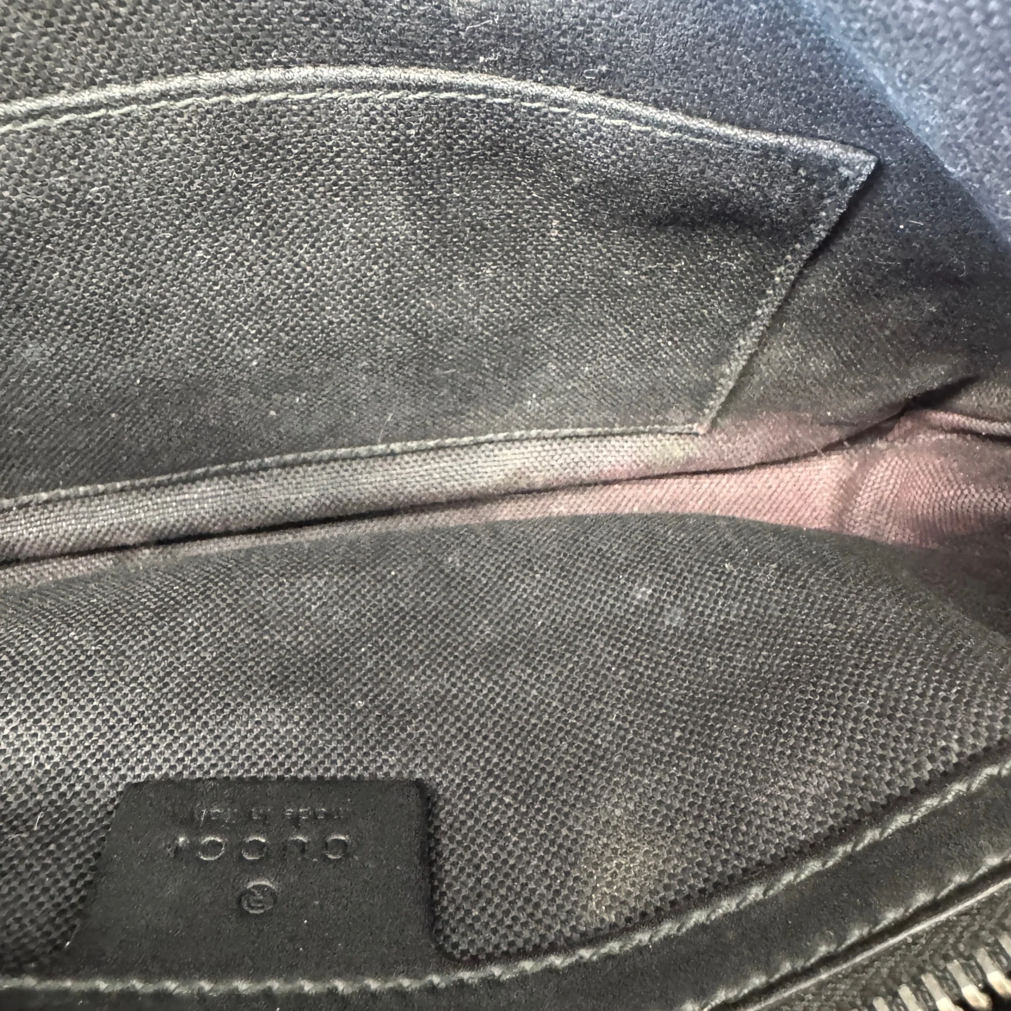 Men's Gg Supreme Web Belt Bag Black - Image 8