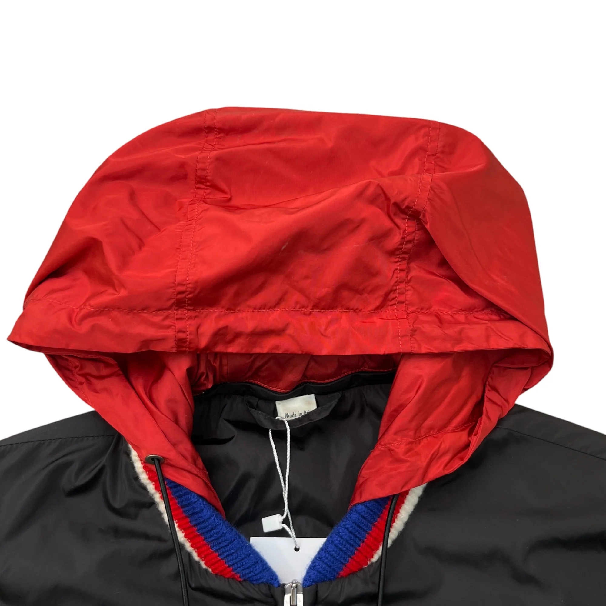 Men's Gg Zip Up Logo Print Windbreaker Black Size IT 48 / M - Image 5