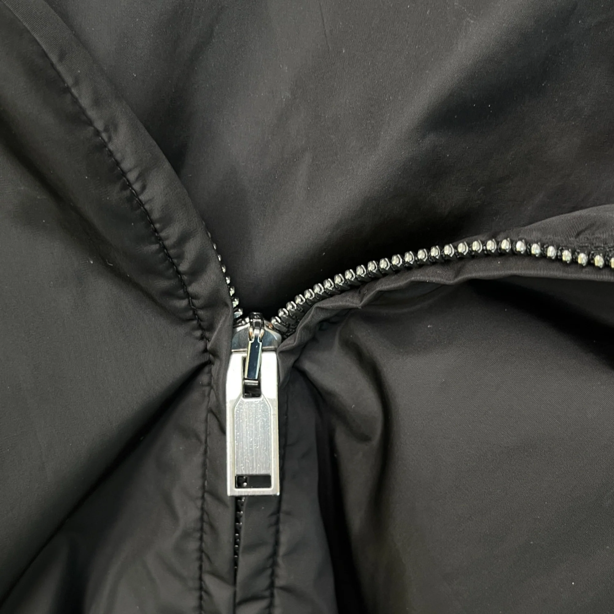 Men's Gg Zip Up Logo Print Windbreaker Black Size IT 48 / M - Image 7
