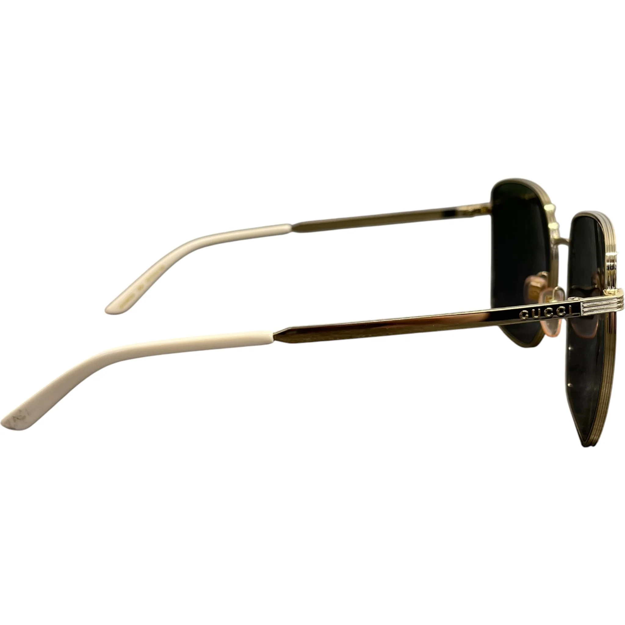 Men's Gg0802S Rainbow Monogram Sunglasses Gold - Image 5