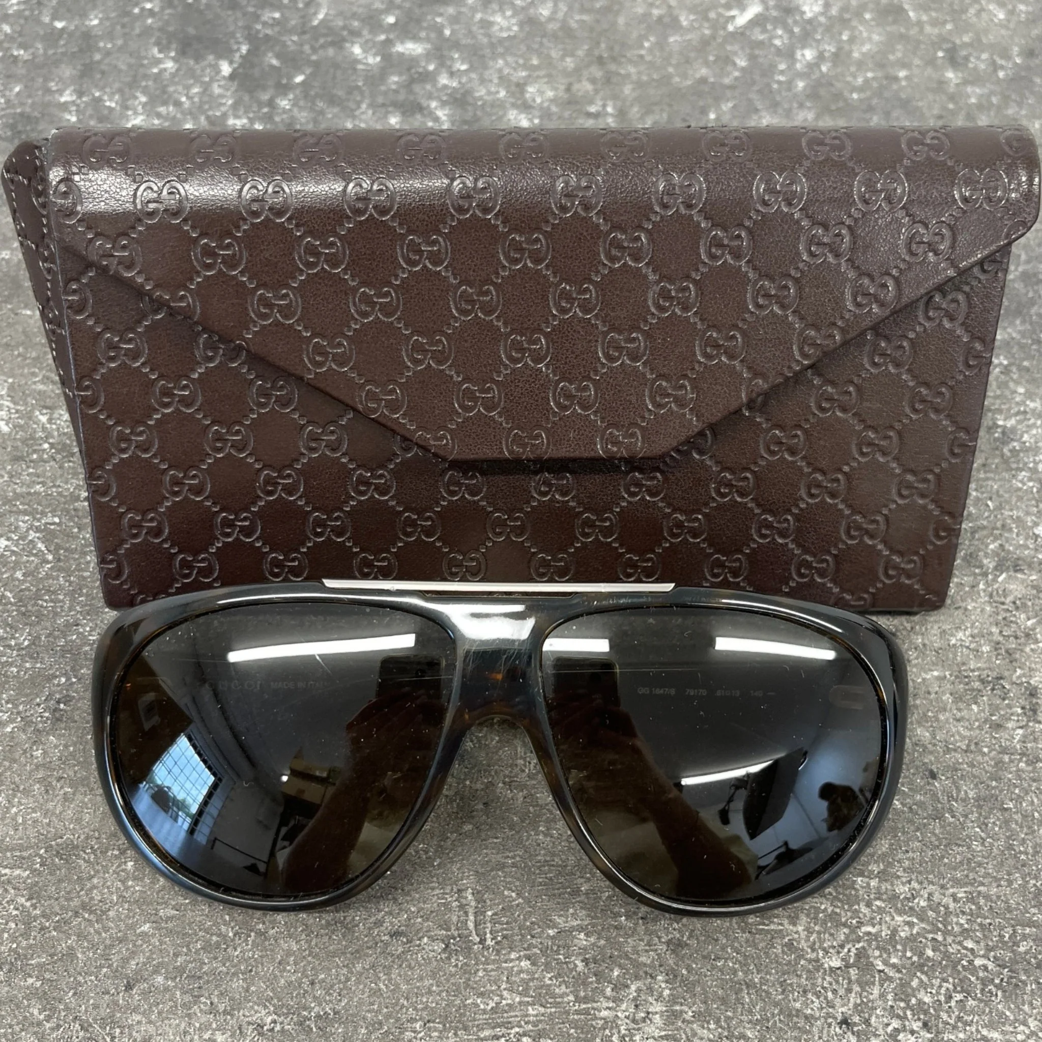 Men's Gg1647 Sunglasses Brown - Image 10